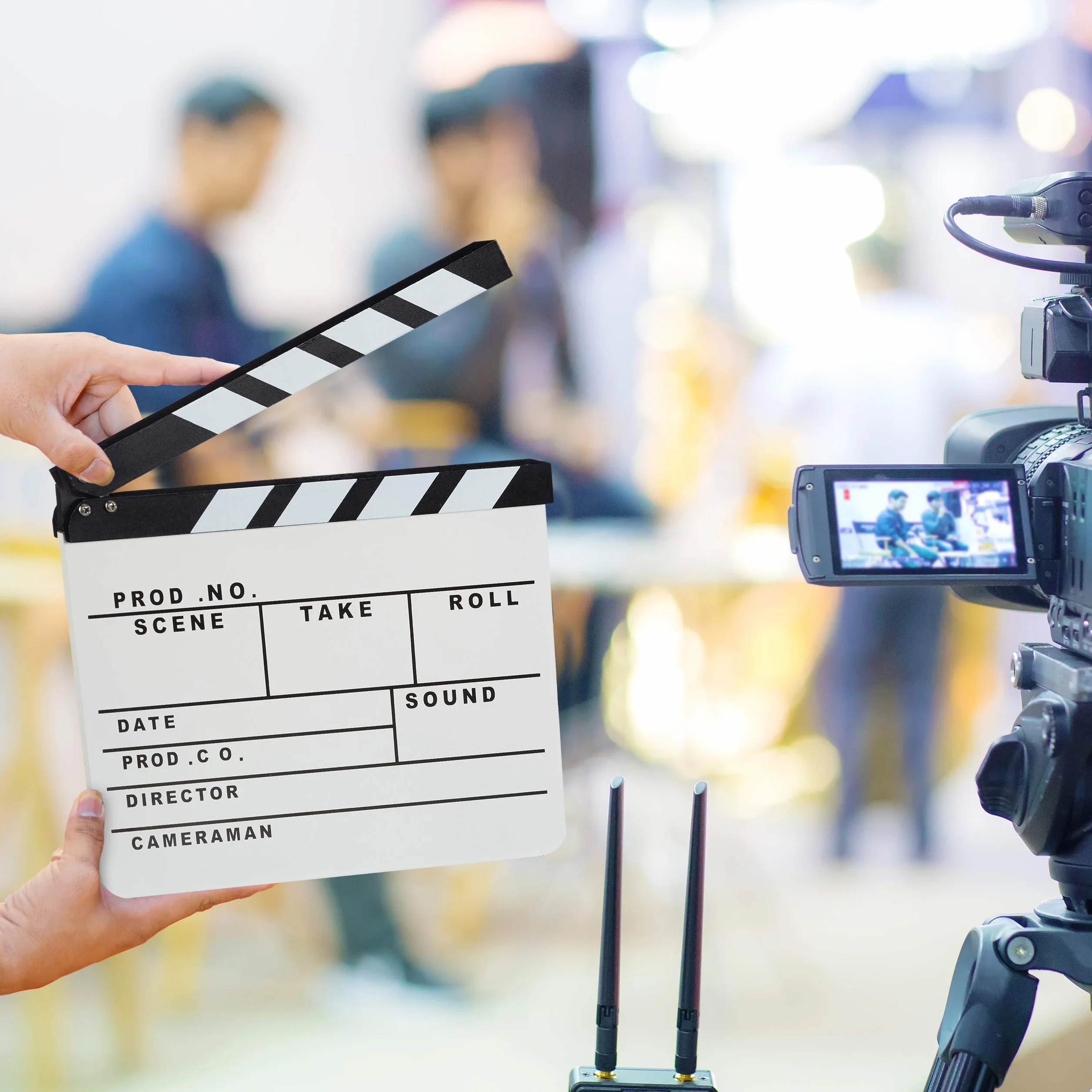 Relaxdays GmbH 10021347 Hollywood reżyserzy filmowe Clapperboard
