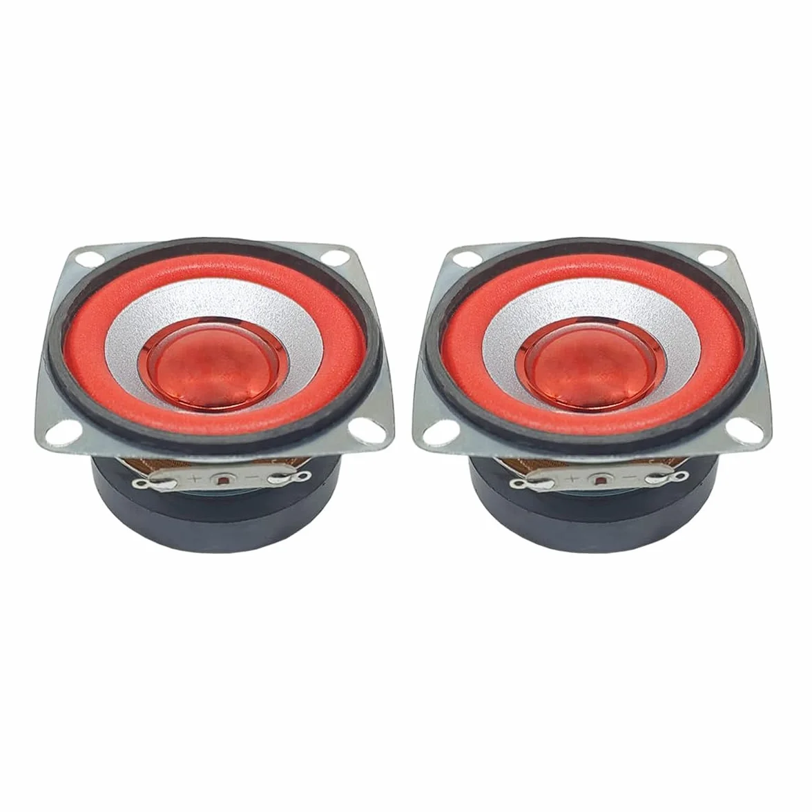 zalati 2 szt. 2-calowy głośnik niskotonowy stereo 4Ohm 5W o pełnym zakresie częstotliwości EK1949 do wymiany