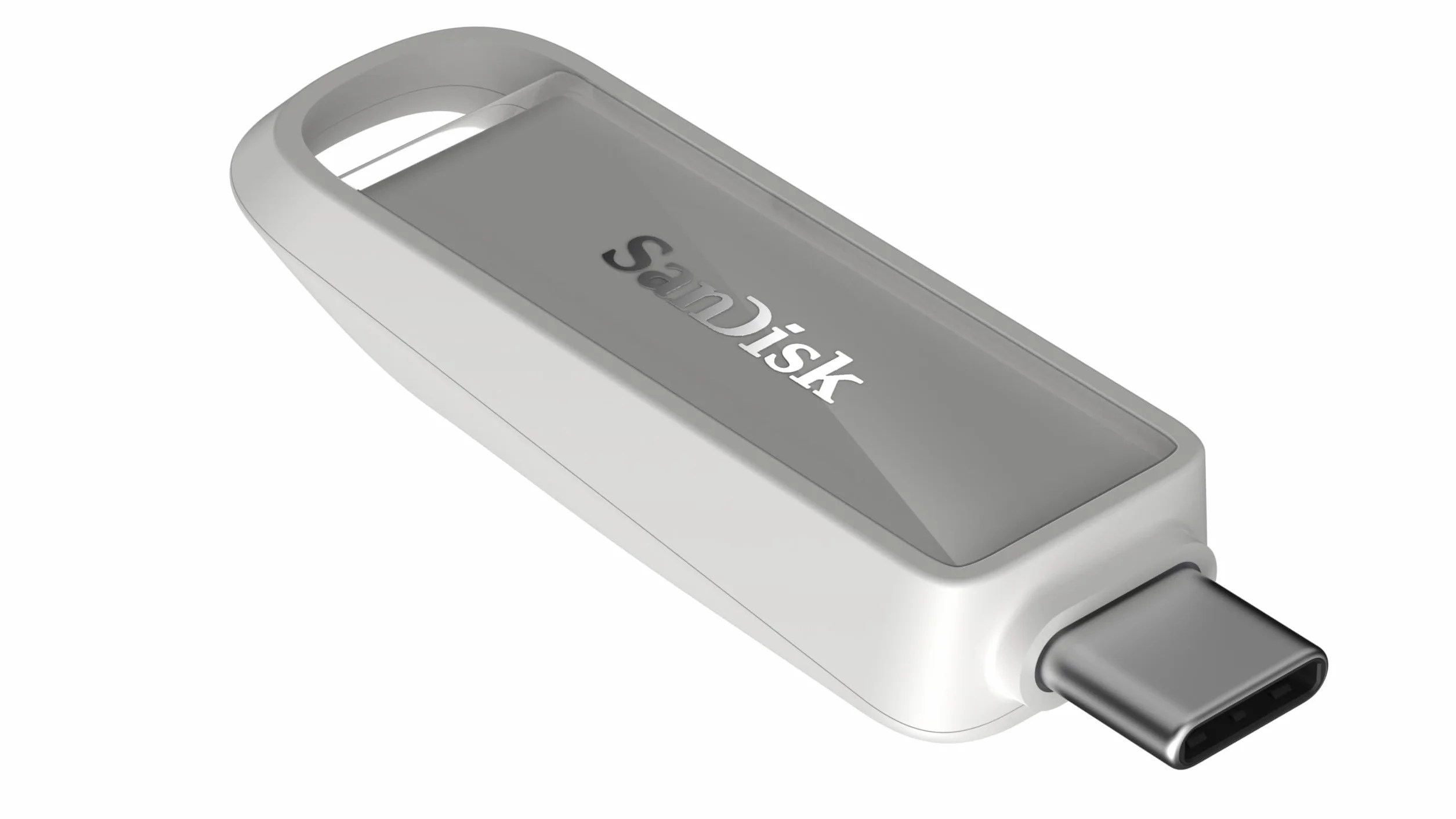 SanDisk Phone Drive z USB Type-C 1 TB (do telefonu, do smartfonów, tabletów i komputerów, prędkością 150 MB/s, Wykonuj automatyczne kopie, Dzięki odzyskiwaniu) - Arctic White