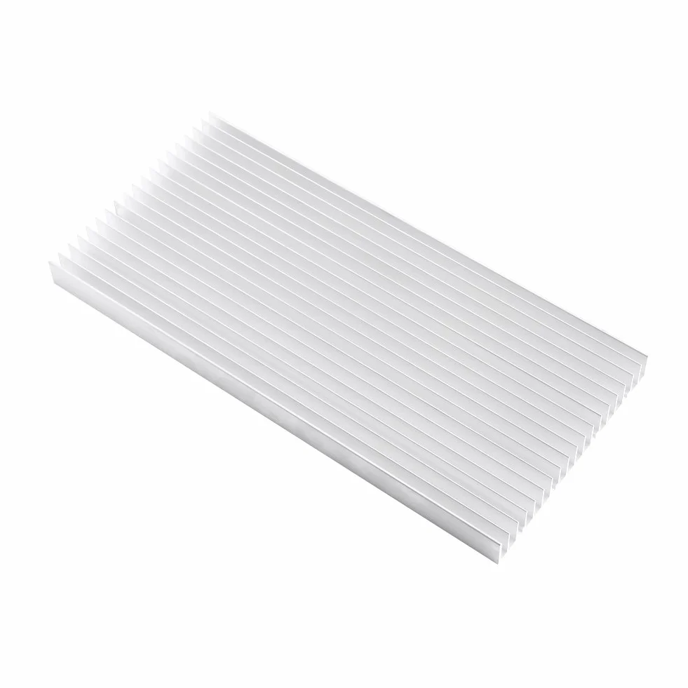 Aluminiowy radiator LED 300x140x20mm do skutecznego chłodzenia wysokomocowych diod LED z wysoką przewodnością cieplną dla świateł LED