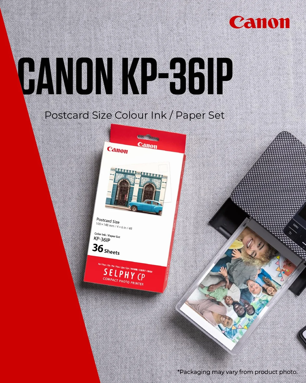 Canon KP-36IP SELPHY kolorowy wkład atramentowy i papiery CO04703