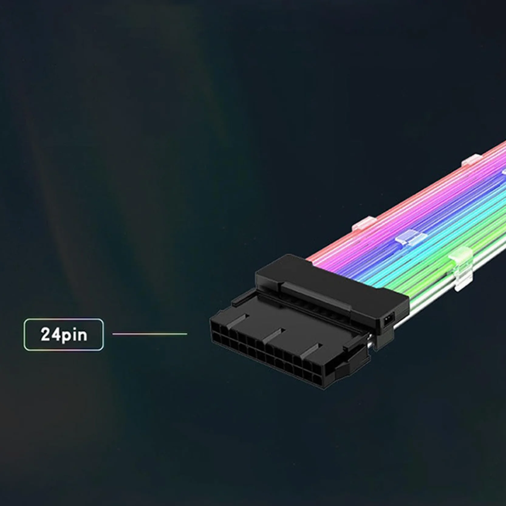 Rozszerzenie ARGB 24-pinowe rozszerzenie RGB do płyty głównej do komputera
