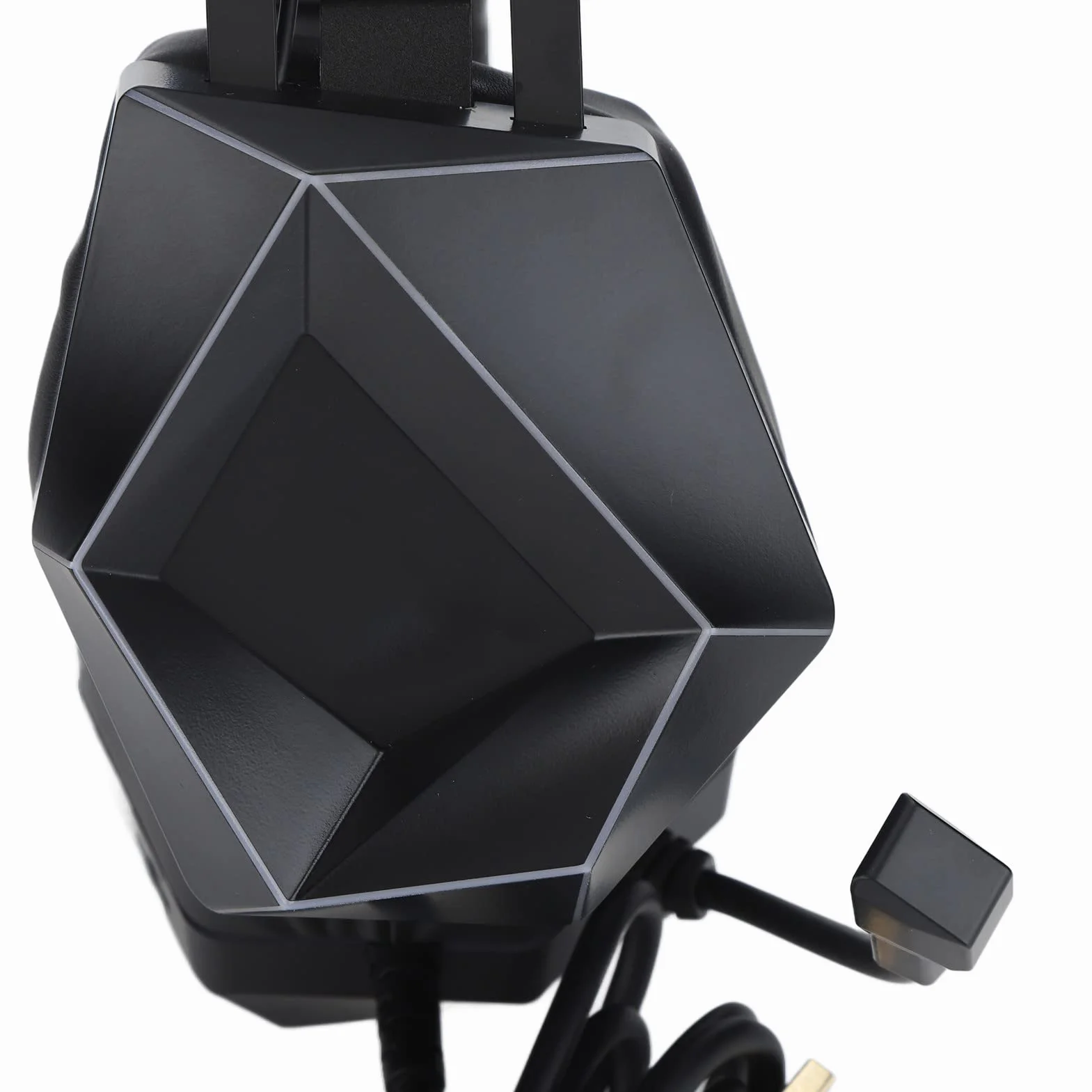 KUIDAMOS TAIDU THS300 A3 Pro Gamingowy Zestaw Słuchawkowy światła RGB Dźwięk Przestrzenny z Mikrofonem dla Entuzjastów Gier Komputerowych Kabel o Długości 7,2 Stopy