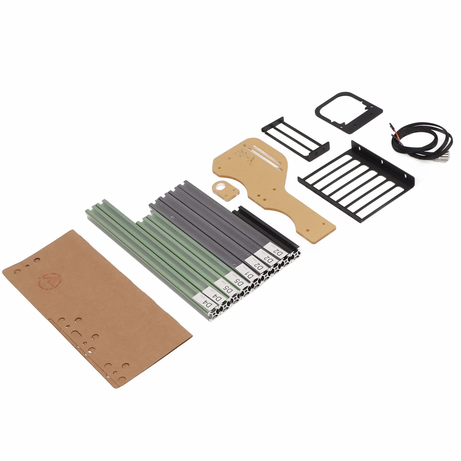 Generic Wspornik Otwartej Obudowy Komputera Doskonałe Odprowadzanie Ciepła Rama DIY dla ATX MATX ITX Tworzy materiał Aluminiowy 1 Jednostka (zielony czarny)