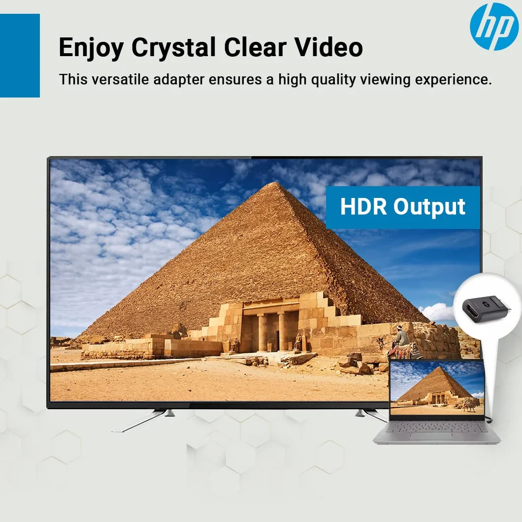 HP Adapter DisplayPort na HDMI 1.4, czarny