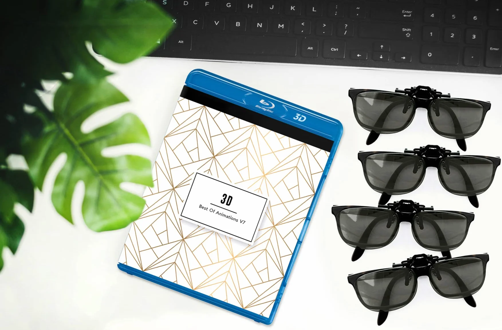 Pasywne okulary 3D Clip-On Zestaw 4 sztuk kompatybilne z LG Philips Panasonic Toshiba Grundig RealD
