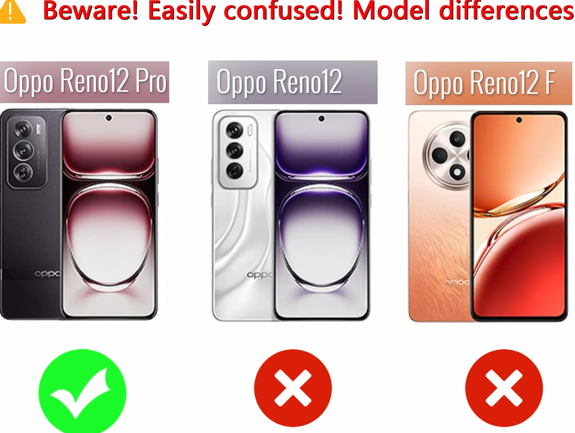 RankOne Etui do OPPO Reno12 Pro 5G / OPPO Reno 12 Pro 5G (6,7 cala), skórzane etui z klapką z portfelem, magnetyczne etui na książkę - czarne
