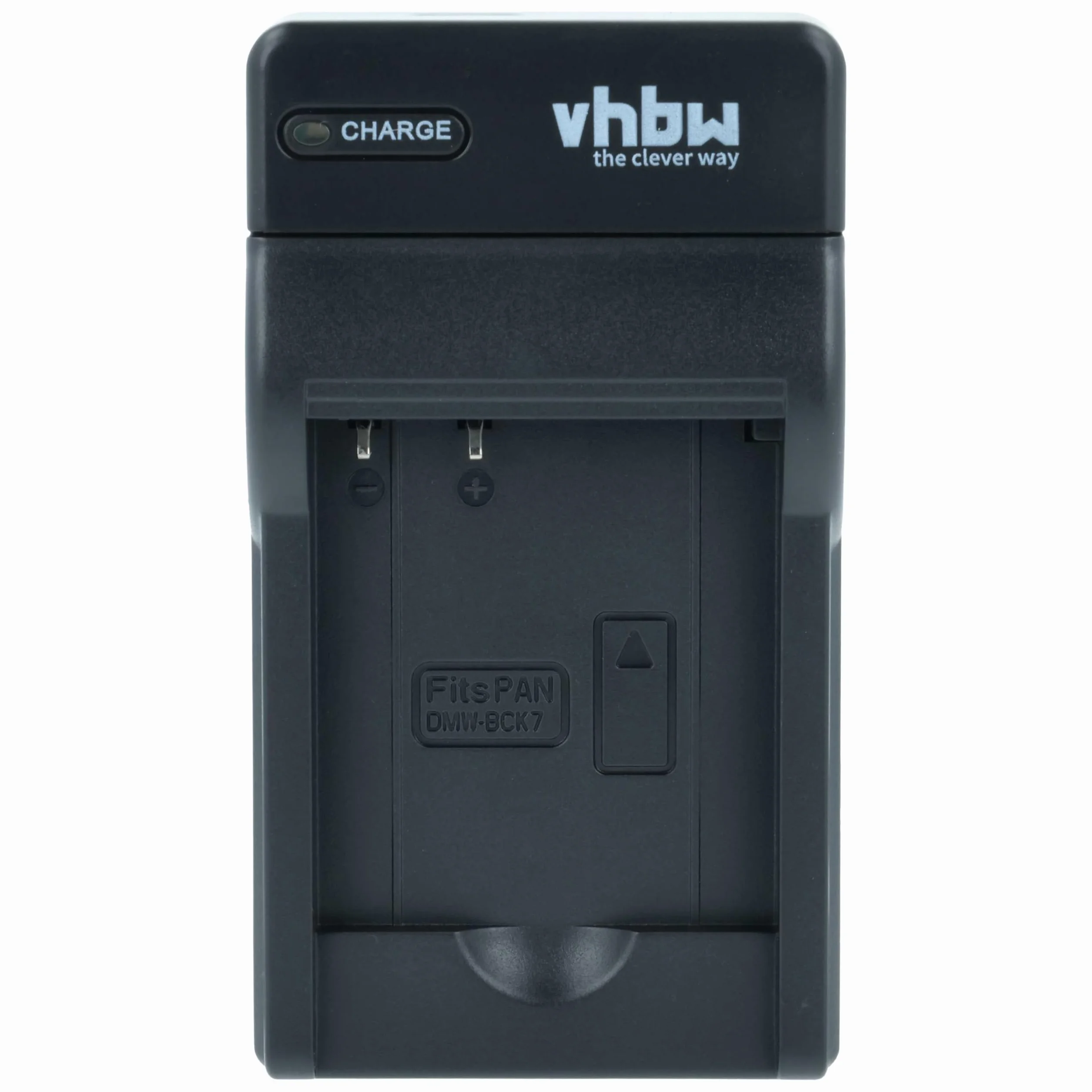 vhbw Ładowarka USB kompatybilna z Panasonic Lumix DMC-FS35, DMC-FS37, DMC-FS40 kamera / akumulator - stacja ładowania, wskaźnik ładowania, 4,2 V
