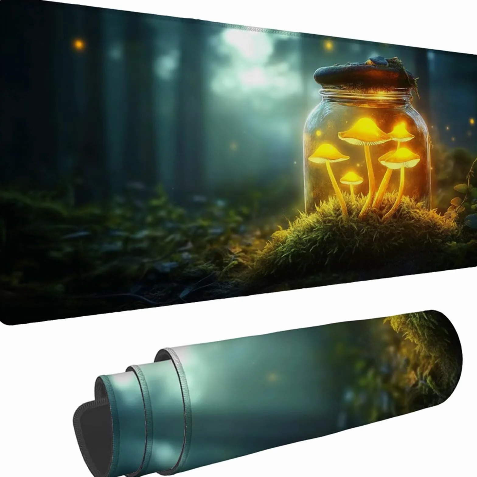 Gamingowa podkładka pod mysz 1200 x 600 x 3 mm, XXL, wodoszczelna, odporna na ścieranie, z przyszytymi krawędziami, podkładka na biurko, poprawia prędkość i precyzję, do komputera, laptopa, komputera
