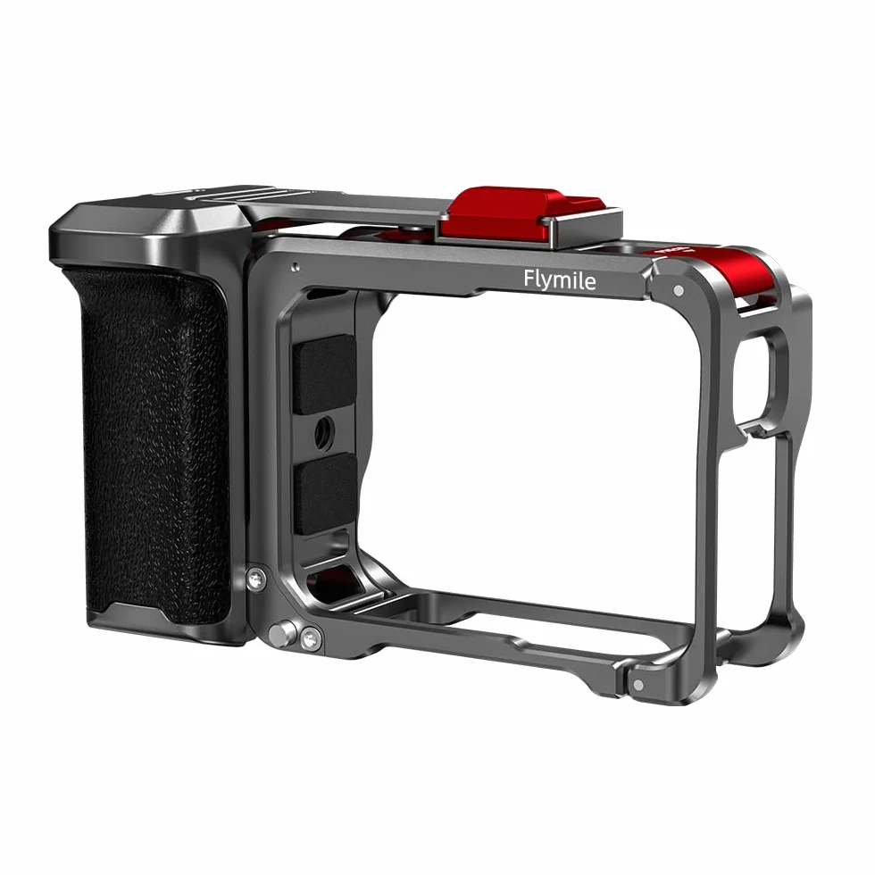 Uchwyt ochronny do aparatu Insta360 Ace Pro 1/Ace Pro 2 - sportowy uchwyt do fotografowania ze stopu aluminium z osłoną obiektywu i paskiem na nadgarstek, antypoślizgowy stabilizator akcesoria do