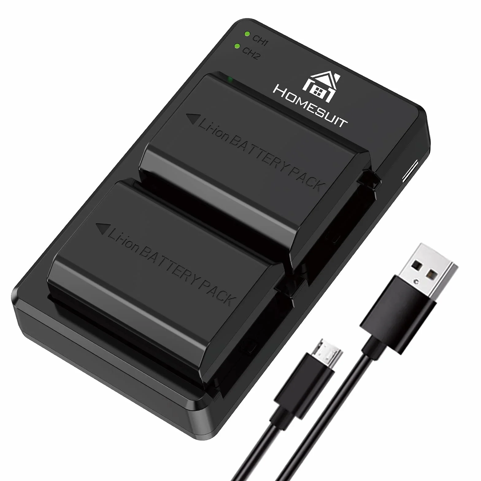 Homesuit NP-FZ100 akumulator 2280 mAh i podwójna ładowarka do Sony ZV-E1 FX3 FX30 A7RIII A7RV A7RIV A7SIII A7III A7IV A7C A7CII A6600 A6700 Alpha A1 A9 A9II A9III 9R A9R 9S (2 sztuki)