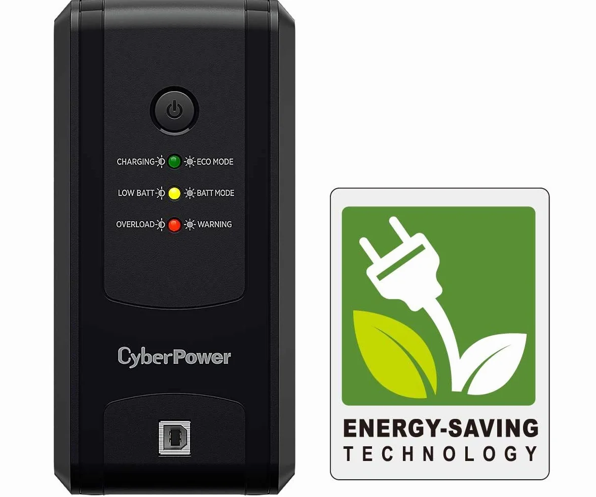 Cyberpower Systems UT850EG UPS, 850 W, Czarny