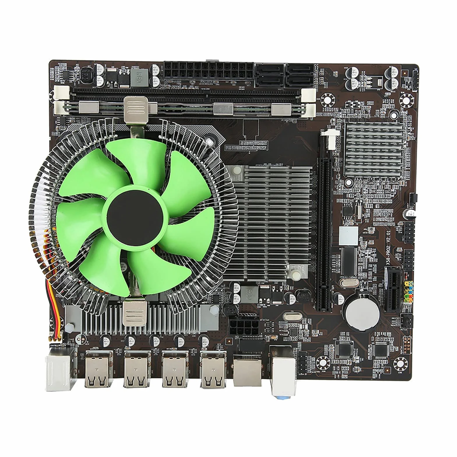 Zestaw Płyt Głównych Do Komputerów Stacjonarnych X58 Z Procesorem X5650 I Pamięcią 8 GB, Zestaw Płyt Głównych LGa 1366 I Zestaw Płyt Głównych Do Komputerów Stacjonarnych, Płyty Główne Do Komputerów St