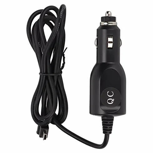 Nawigacja Gps do ładowarki Samochodowej Nawigacja Samochodowa Przewód ładowarki Pvc 5V 1.2A Zapalniczka Samochodowa ładowarka Samochodowa Plug and Play Zamiennik dla