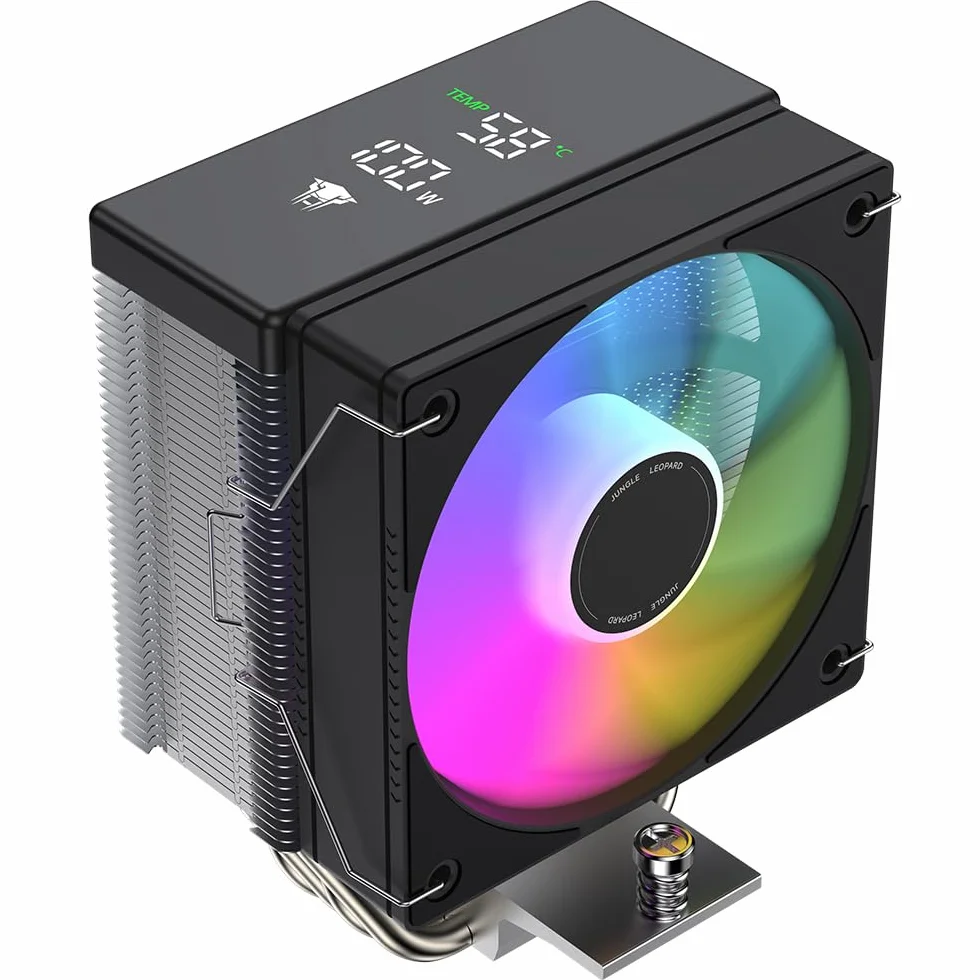 TZMRIT AF400S DGT ARGB CPU Cooler with Temperature Display, for Intel LGA 1700/1200/115X/1851, for AMD AM4/AM5 (DIGITAL)