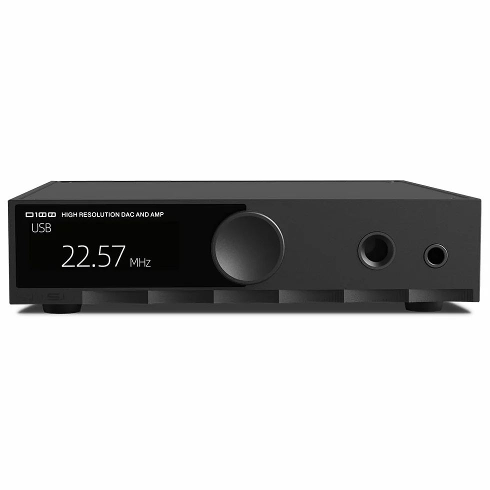 SMSL D100 DAC i wzmacniacz słuchawkowy biurkowy (czarny)