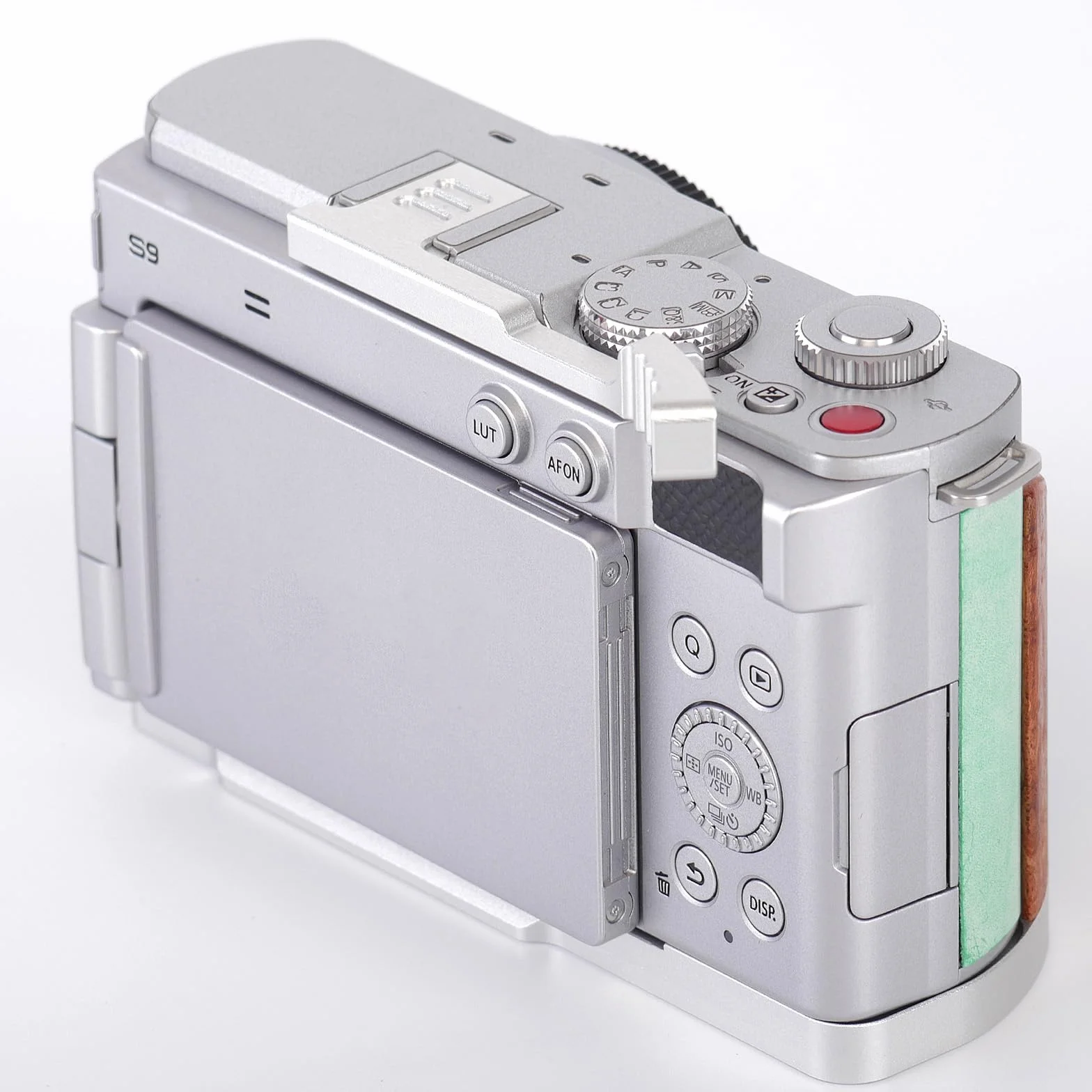 Metalowy uchwyt na kciuki do Panasonic Lumix S9, uchwyt na kciuk ze stopu aluminium z osłoną gorącej stopki, podpórka kciuka, uchwyt do akcesoriów do aparatu Lumix S9, srebrny