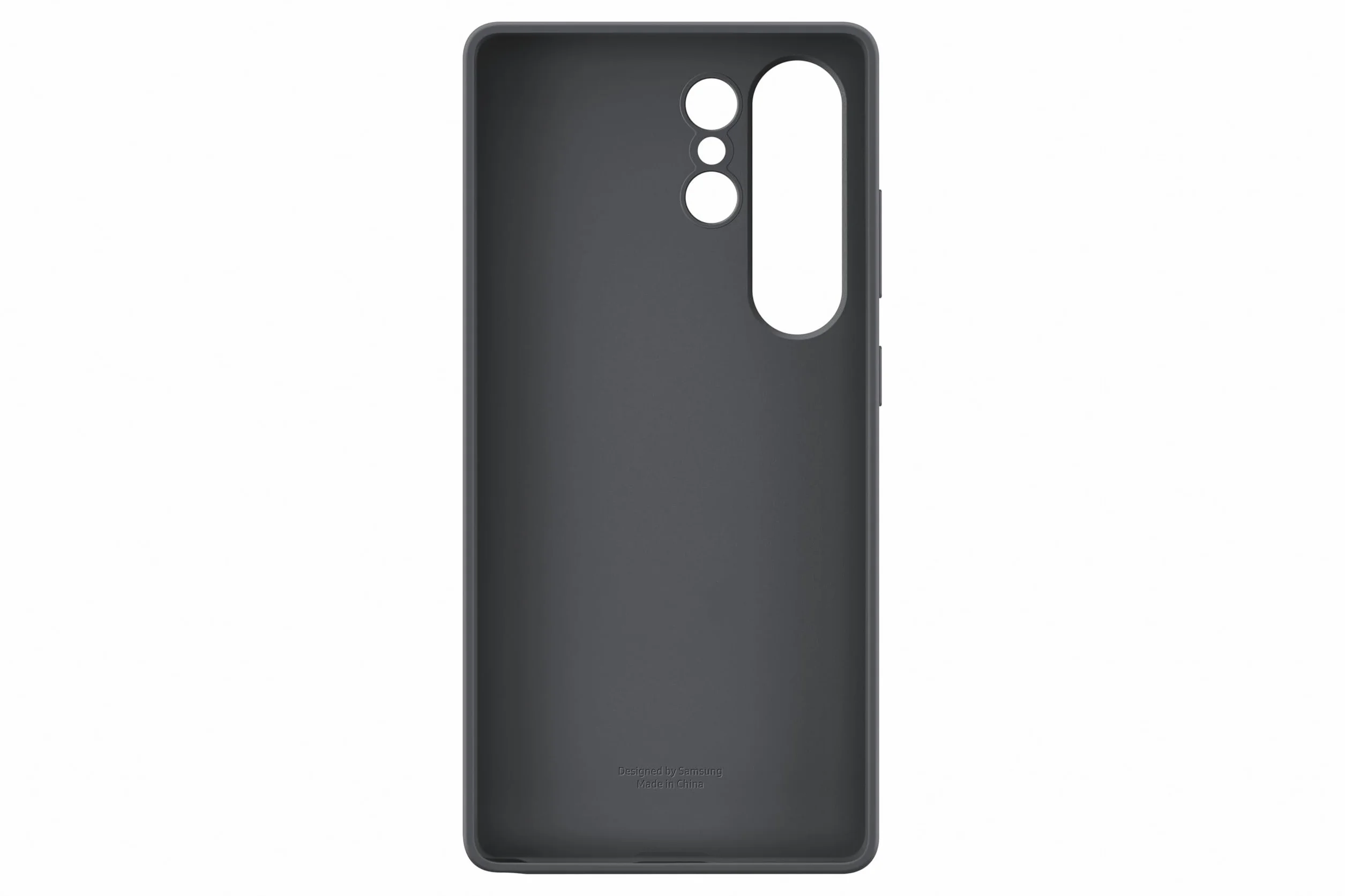 Custodia in silicone nero per Galaxy S25 Ultra