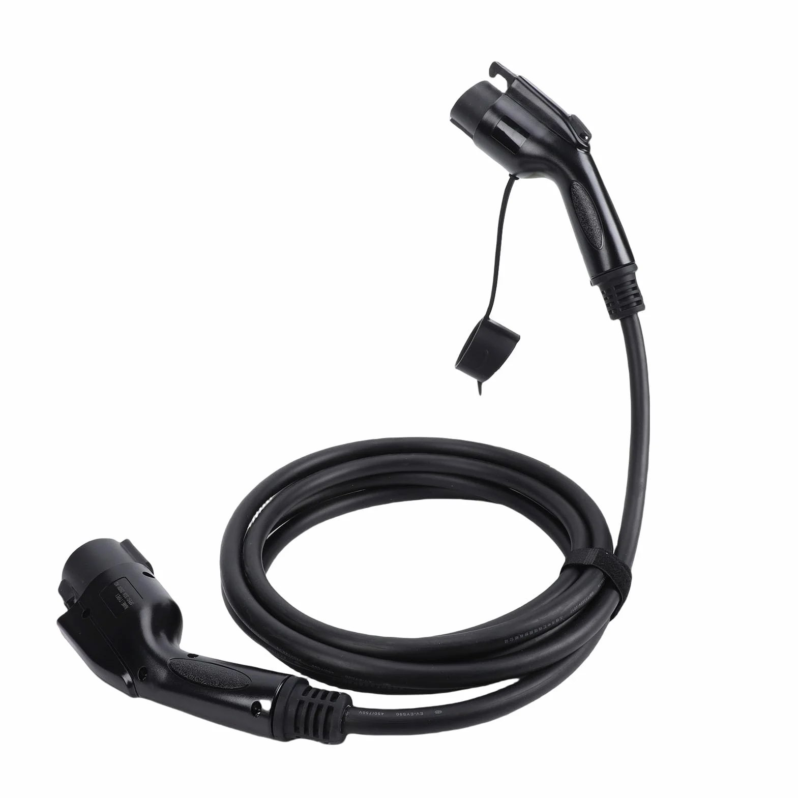 Przedłużacz J1772, Metalowy i Plastikowy Kabel do ładowania Pojazdów Elektrycznych 16 Stóp, 32 A, Kompatybilny z Pojazdami J1772, Zawiera torbę do Przechowywania Kona EV R1T Lyriq