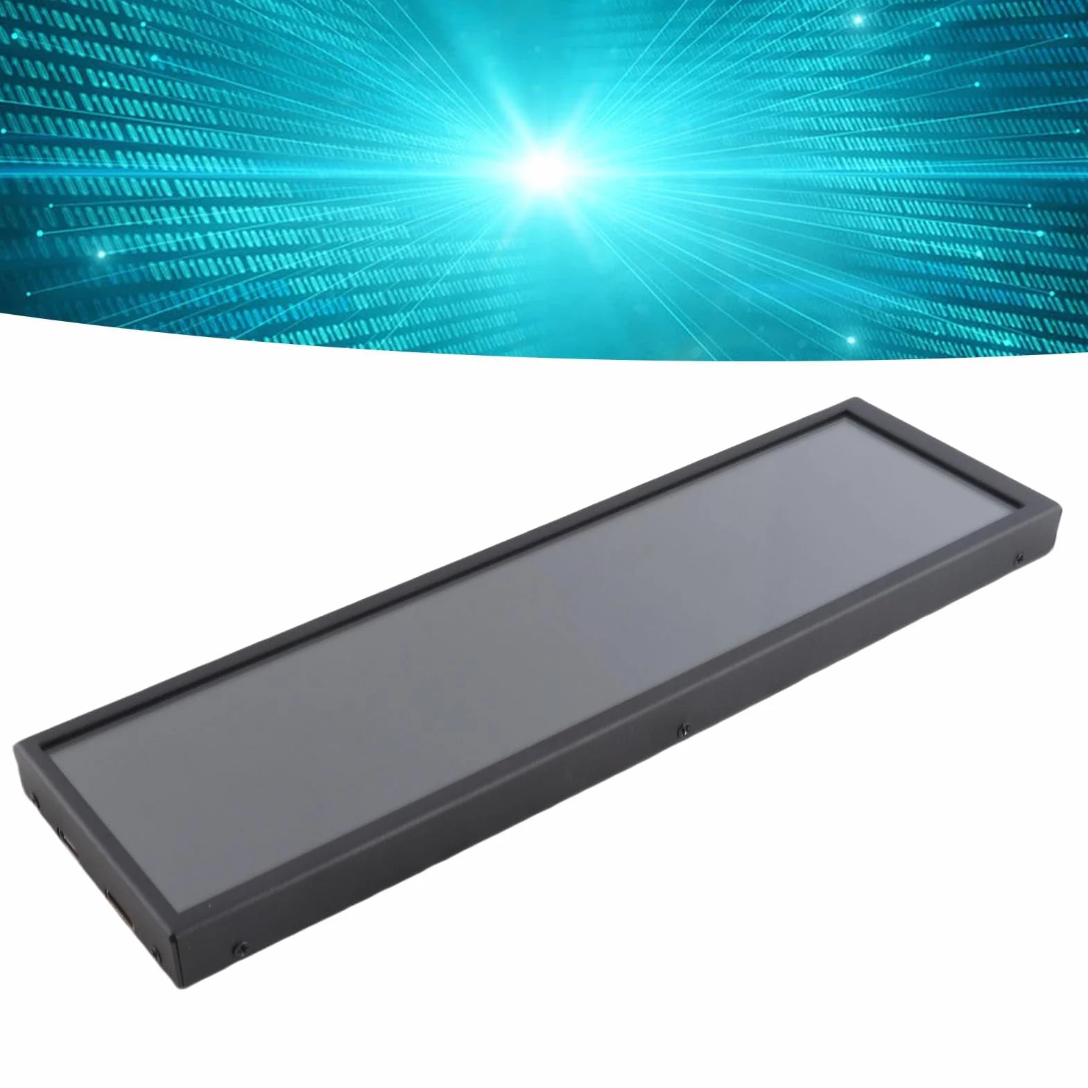Monitor Dodatkowy, Mały Monitor Wyświetlacz LED 1920x480 8,8-calowy Ekran IPS Mini Ekran do Komputera PC do Monitora Samochodowego GPU Obudowa Komputera Ekran Pomocniczy Zestawy
