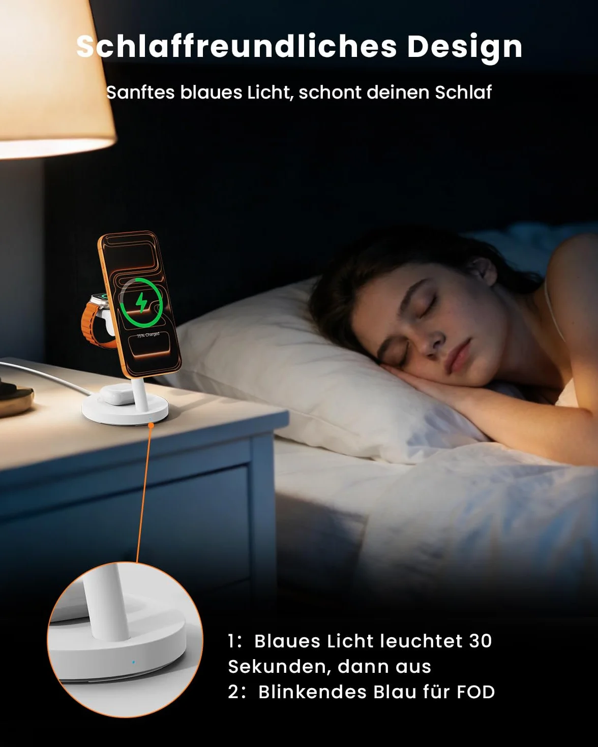 Qi2.2 bezprzewodowa ładowarka 25 W do Samsunga – JoyGeek 4 w 1 magnetyczna stacja szybkiego ładowania do Galaxy S26/S25 Ultra/Z Fold Flip7, Watch 8 Ultra/7/6/5 & Buds 4/3 Pro, łącznie z zasilaczem 45