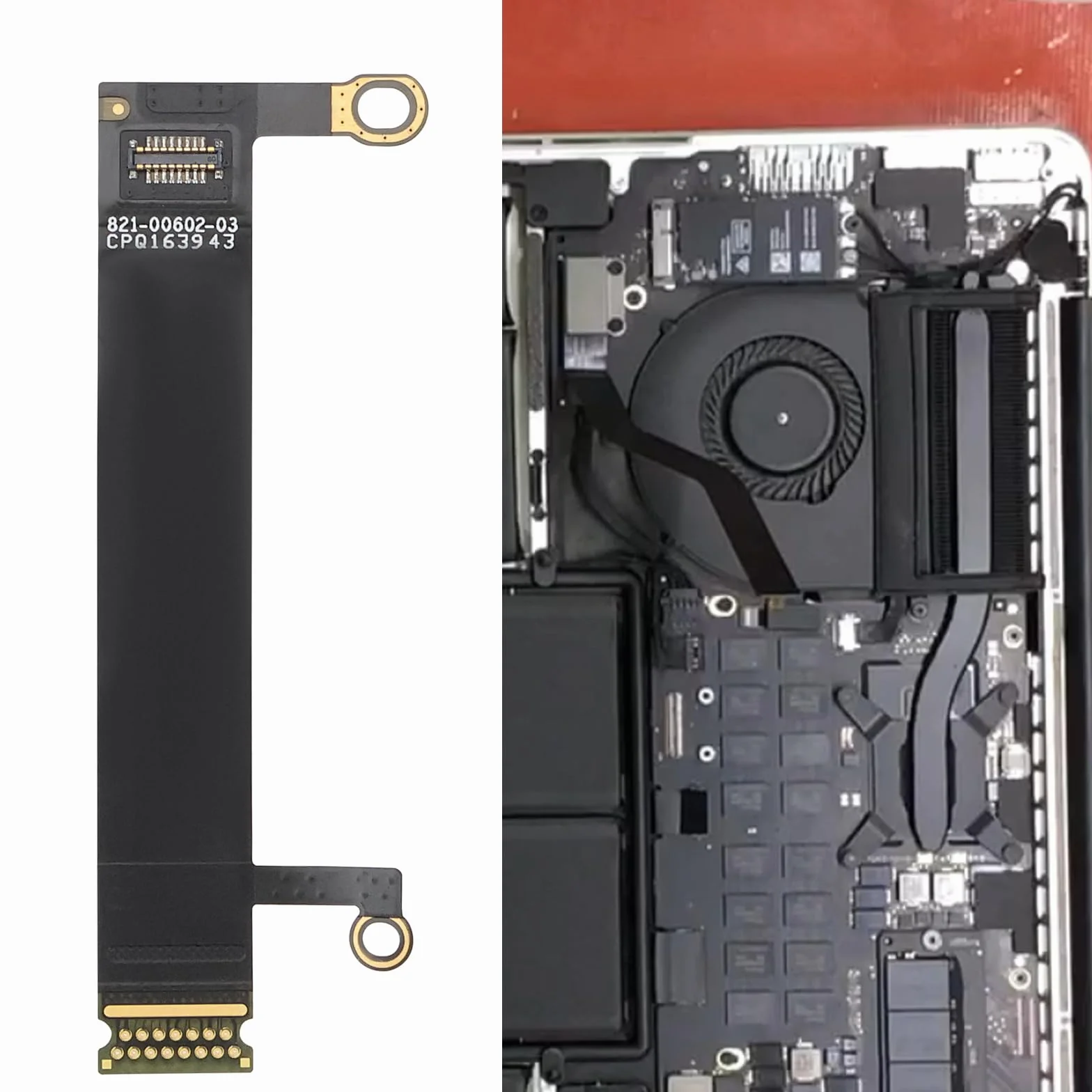 OTOTEC 1 para kabli do podświetlenia tabletu PC z kryształowym ekranem, kabel do podświetlenia kompatybilny z Macbook Pro 33.0 cm 38.1 cm A1707 A1706 A1989 A2251 A2289