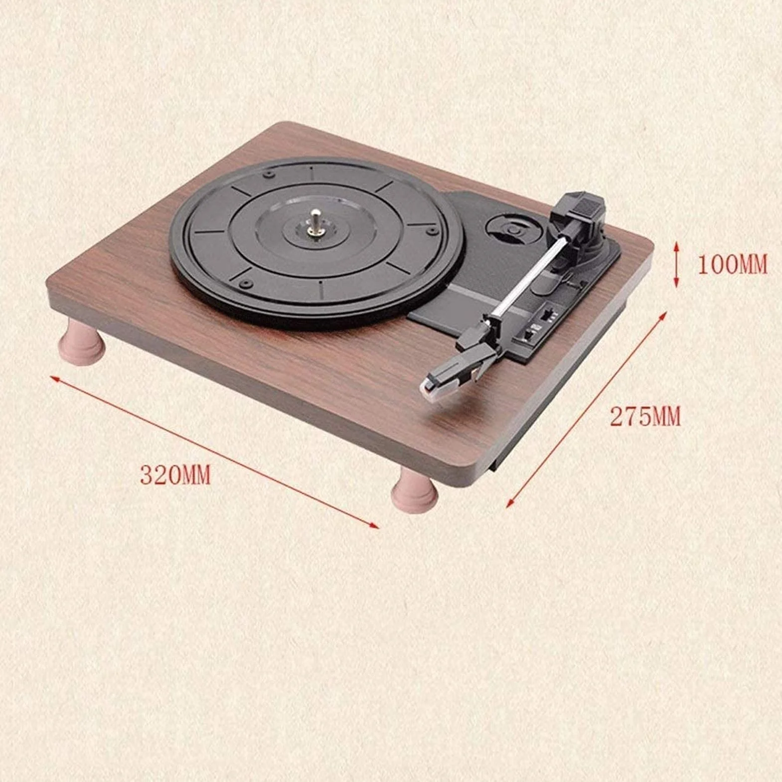 Gramofon Gramofon Gramofon gramofonowy z głośnikami Gramofony do płyt winylowych 3-biegowy gramofon napędzany paskiem Vintage Gramofon Odtwarzacz winylowy Muzyka Gramofon winylowy