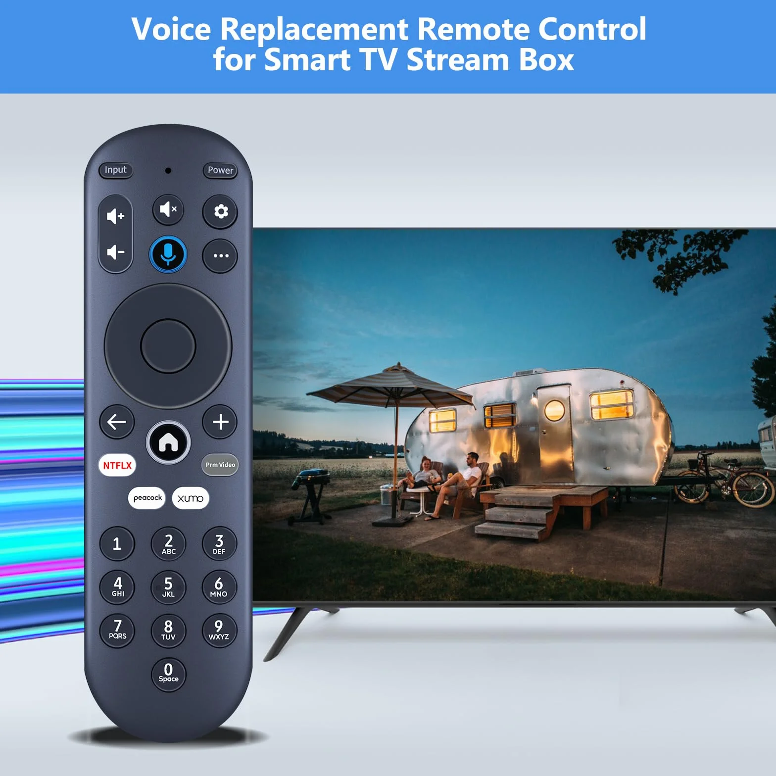 PZL Zamienny pilot głosowy pasuje tylko do elementu Xumo Stream Box