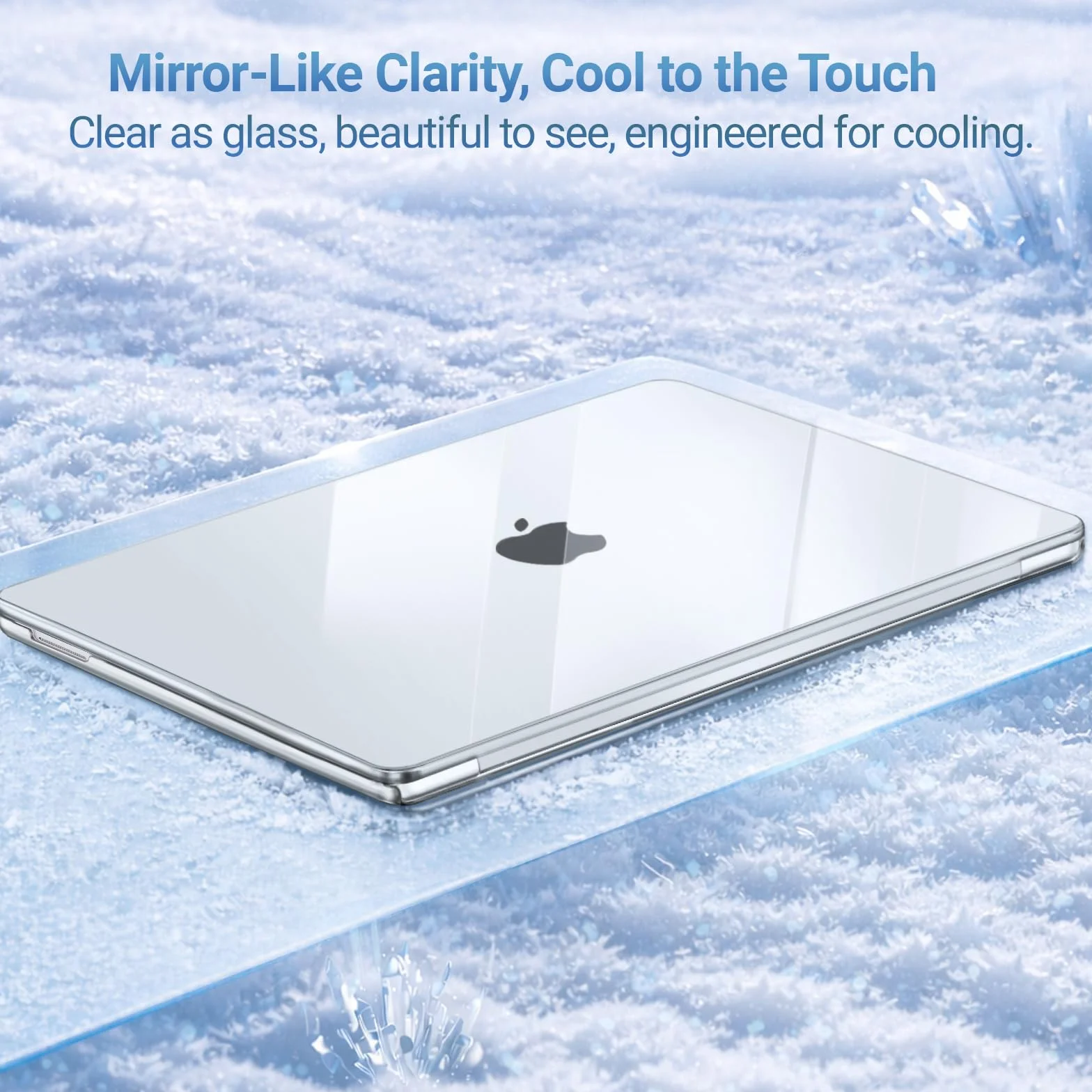 MOSISO Etui kompatybilne z MacBook Neo 13", pokrowiec A3404 2026, z chipem A18 Pro, wyświetlaczem Liquid Retina Case, klawiaturą i klawiaturą, przezroczyste