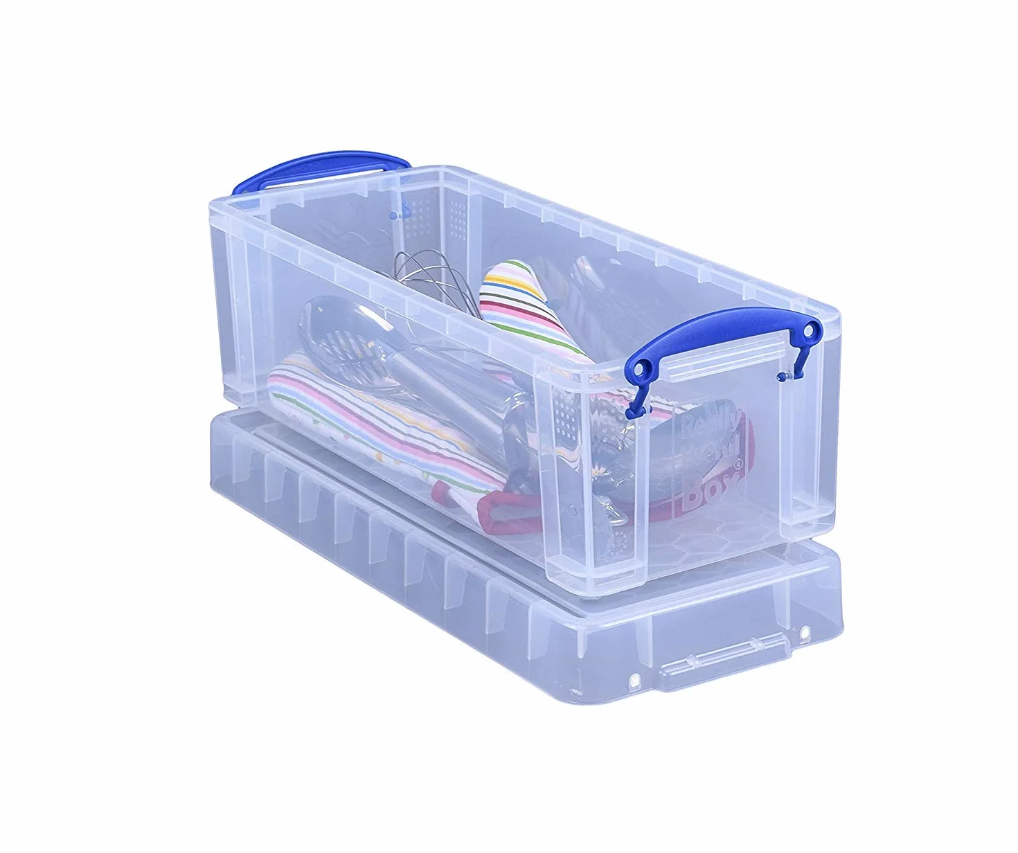 Really Useful Box 3 x 6.5 Liter - 430x180x160mm - für 36 CDs/20 DVDs - transparent