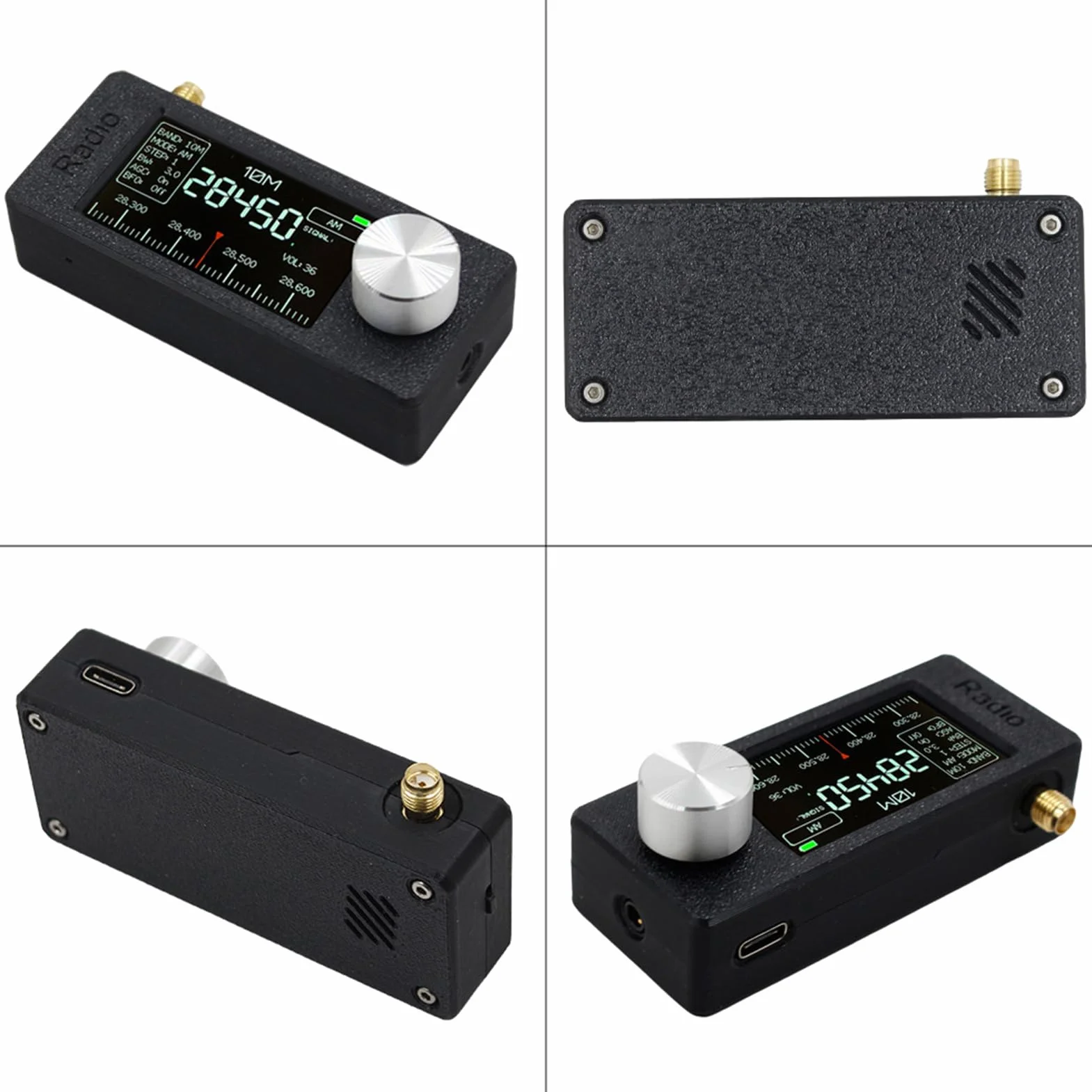 Ma?e radio, wszystkie odbiornik radiowy Band,Radia SW ze wszystkimi pasmami - Kompaktowy, bateria 800 mAh, kontrola g?ówna ESP-32-S3, z anten? dla lepszego wra?enia u?ytkownika