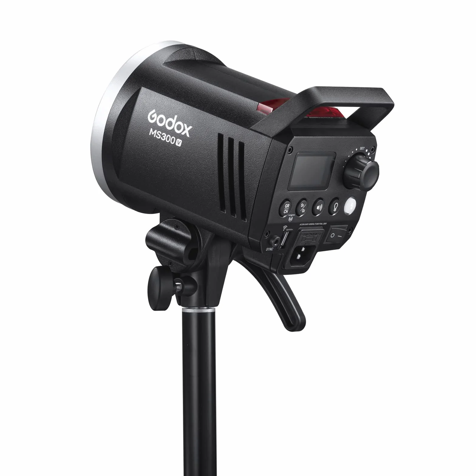 Godox MS300V lampa studyjna LED 300 W, 2,4 G bezprzewodowa 5600 ± 200 K CCT lampa LED 0,1 ~ 1,8 S czas recyklingu Bowens mocowanie z lampą modelującą LED, wyjątkowa stabilność wyjściowa monolight do