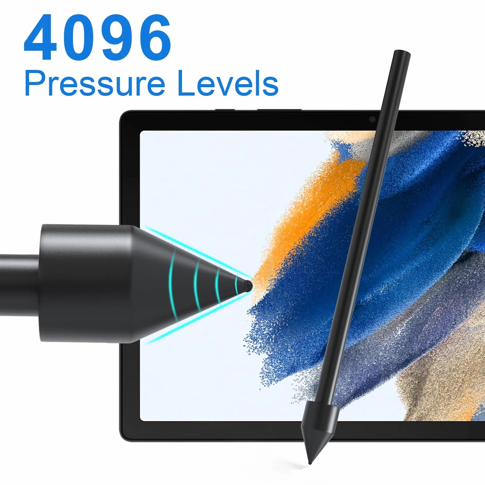 5 wymiennych miękkich końcówek do Samsung S Pen kompatybilne z Galaxy Tab S10, S9, S8, S7, S6 Lite, S25/S24/S23/S22 Ultra, Note 20 i Kindle Scribe Pen, 5 sztuk, czarne