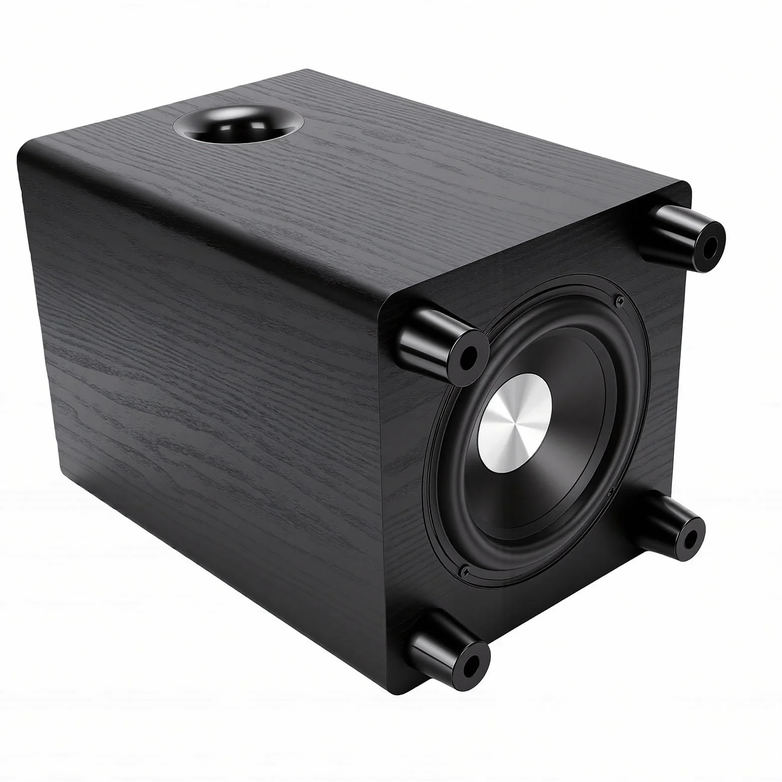 6,5-calowy Pasywny Subwoofer o Mocy 100 W do Kina Domowego, Niezależny Stojący Głośnik Niskotonowy z Głębokim Basem i niską częstotliwością, do Wzmacniacza Amplitunera AV