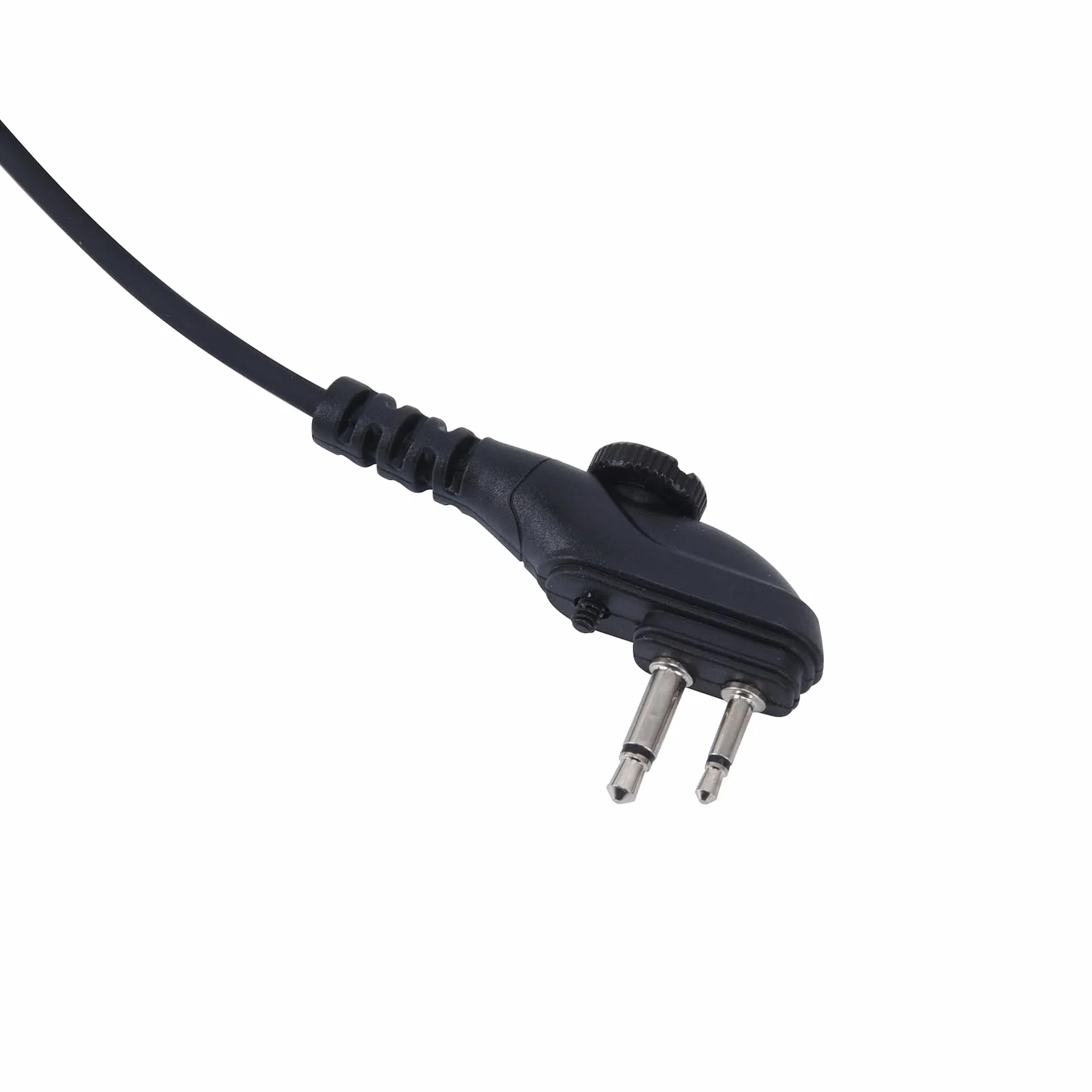 Słuchawka w kształcie litery D kompatybilna z HYT Hytera BD502, BD505, PD502, PD562, TC508, TC580, Power446-2 piny, zatrzask z mikrofonem i dużym PTT