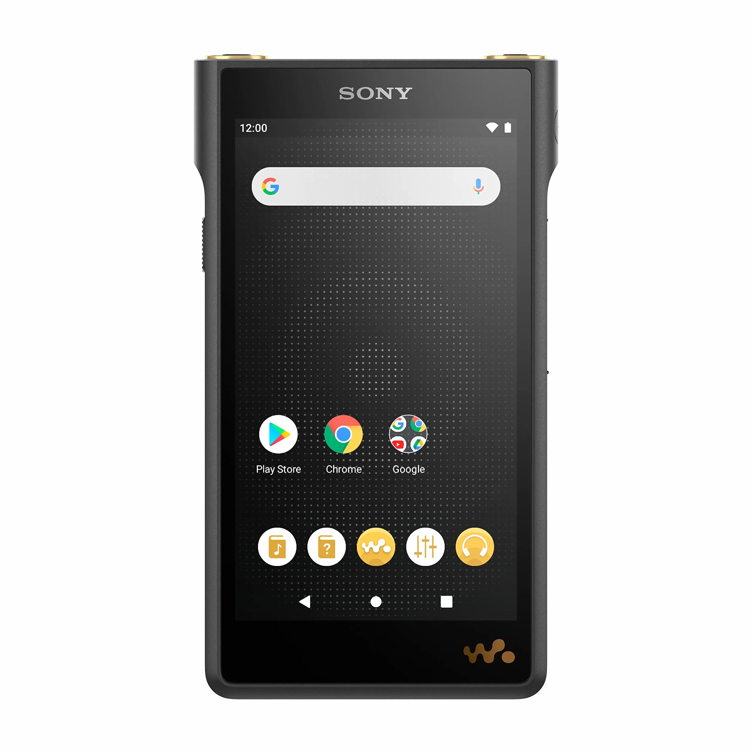 Sony NW-WM1AM2 cyfrowy odtwarzacz muzyki Walkman o wysokiej rozdzielczości z systemem Android 11, ekranem dotykowym, Bluetooth i Wi-Fi, czarny