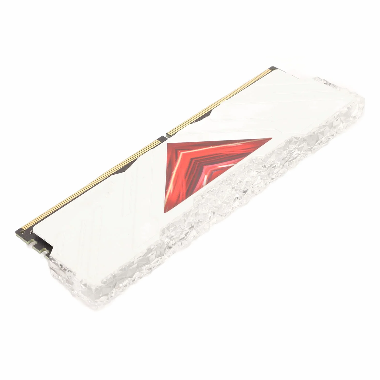 Moduł Pamięci Stacjonarnej DDR4 3200 MHz 25600 przepustowość Stop Aluminium światło RGB do Gier RAM do Aktualizacji Obudowy Komputera (8 GB)