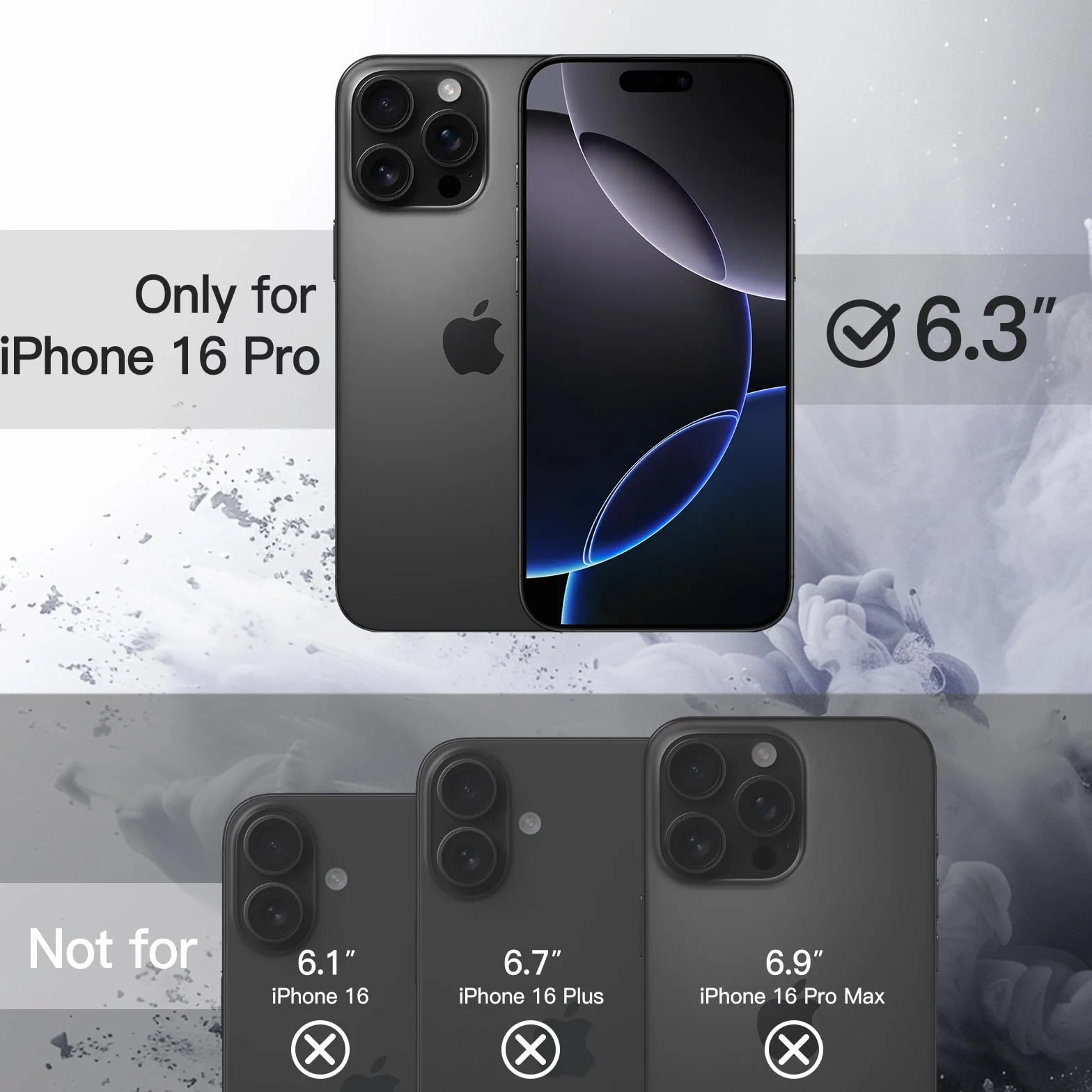 JETech Magnetyczne Etui dla iPhone 16 Pro 6,3 Cala Kompatybilne z MagSafe, Bumper Telefonu Osłona, Jednokolorowa Matowe Ramka z TPU, Odporny na Zarysowania Przejaśniać Tył (Czarny)