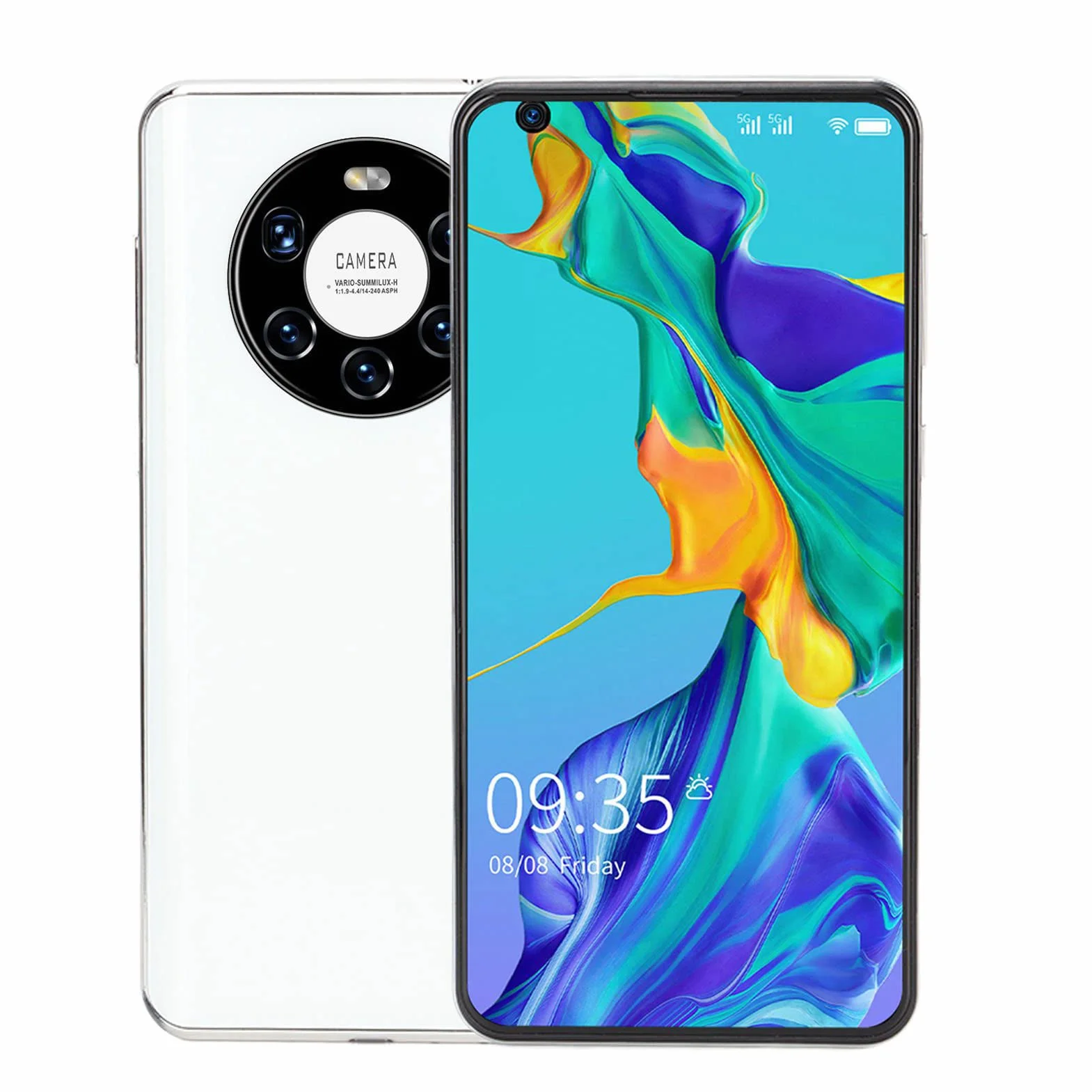 Telefon Komórkowy 4GB RAM 64GB ROM Odblokowany Smartfon Szkło 3500mAh 32MP Kamera Tylna Podwójne Karty Podwójny Tryb Gotowości na Komputer Stacjonarny (Wtyczka UE)