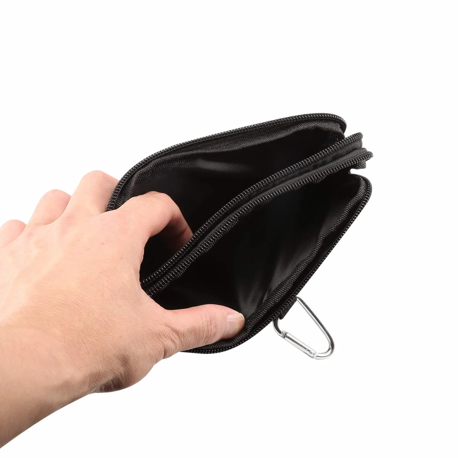 Męska torba na pasek dla telefon i komórkowy, saszetka na brzuch, kieszeń poprzeczna z paskiem, uniwersalne etui z paskiem i szlufką, na telefon z nylonu,