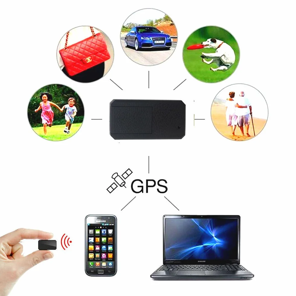 Winnes Mini GPS Tracker TK901 Tracer GPS Mini lokalizator Mini Tracker lokalizator czasu rzeczywistego z aplikacją na iOS i Android Anti-Lost do portfela dokumentów torebki dla dzieci