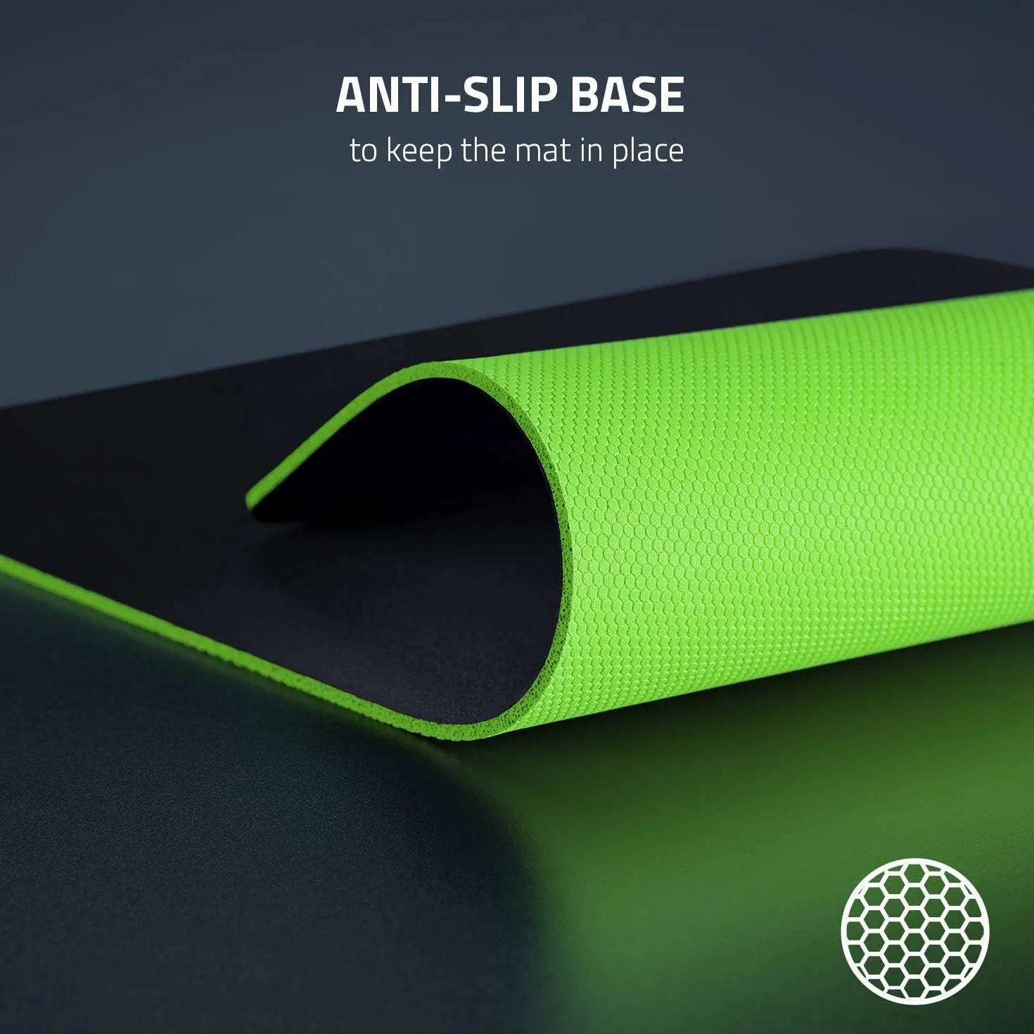 Razer Gigantus V2 Large - Miękka duża podkładka pod mysz do gier zapewniająca szybkość i kontrolę (antypoślizgowa guma, teksturowana tkanina z mikrowłókien, 45 x 40 x 0,3 cm) Czarny