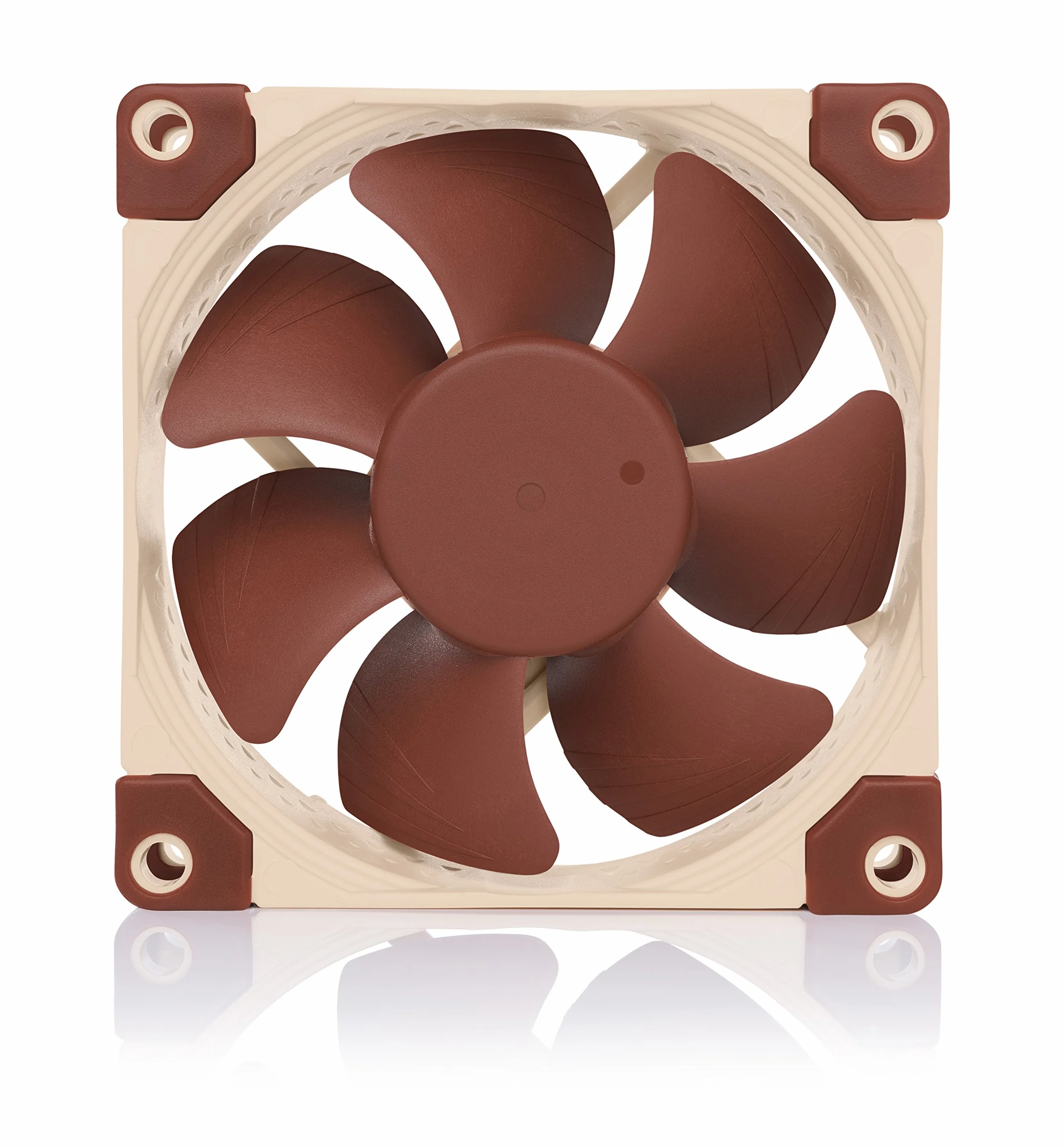 Noctua NF-A8 5V, 3-Pinowy, Zasilany Napięciem 5 V Cichy Wentylator Klasy Premium z Adapterem do Zasilania Przez USB (80 mm, Brązowy)