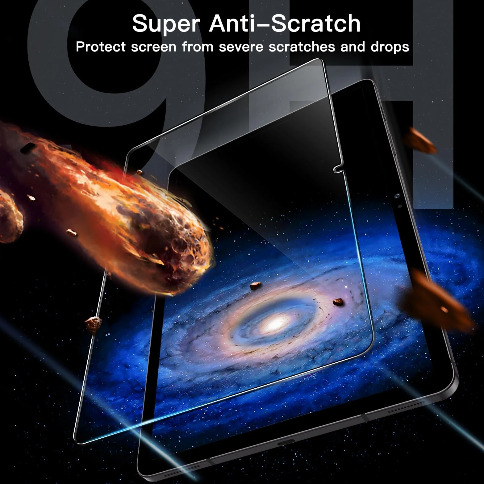JETech Ochraniacz Ekranu dla Samsung Galaxy Tab S9 11 Cala i Galaxy Tab S10 Lite / S10 FE / S9 FE 10,9 Cala, z Narzędzie Łatwej Instalacji, Folia ze Szkła Hartowanego, HD Wyczyść, 2 Sztuki