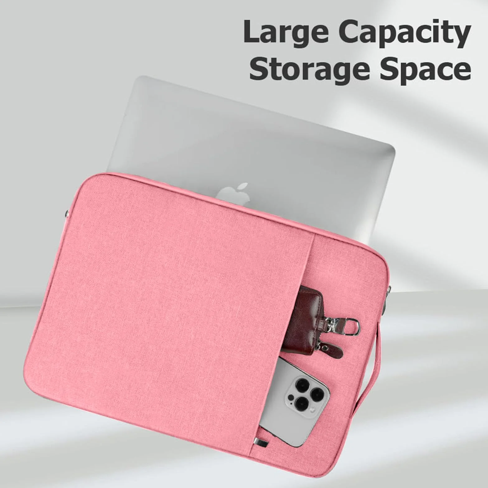 Flintronic Pokrowiec na laptopa 14 cali, wodoodporny pokrowiec na laptopa, przenośna męska torba na laptopa z kieszeniami i przegródkami, kompatybilna z MacBook, Asus, Dell, HUAWEI laptopy 14 cali