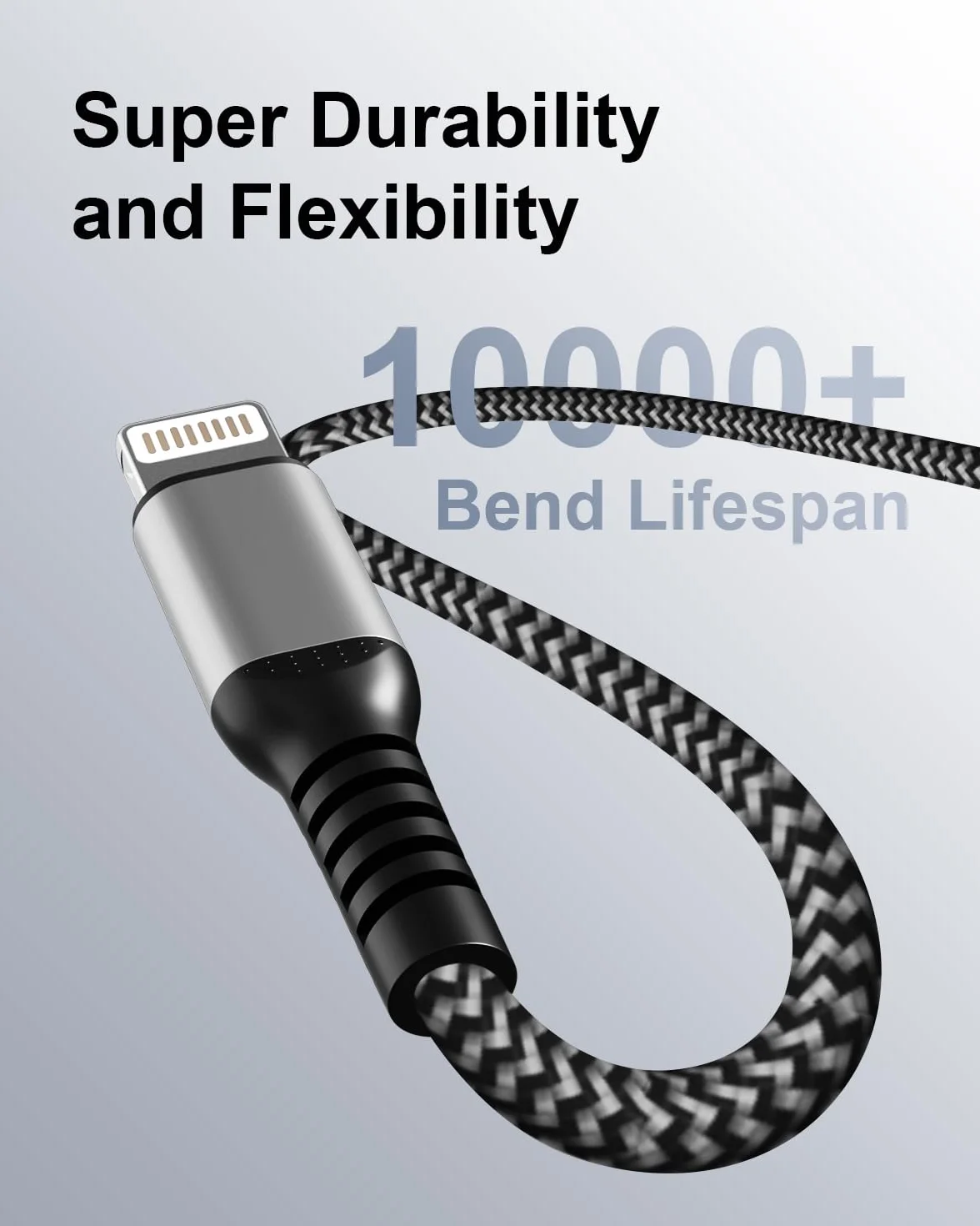 KINPEE Kabel USB C do Oświetlenia 3M Zestaw 2 [Certyfikat MFi], Kabel USB C do szybkiego ładowania Kabel do iPhone 14/13/12/11/X/8, Pad, AirPods