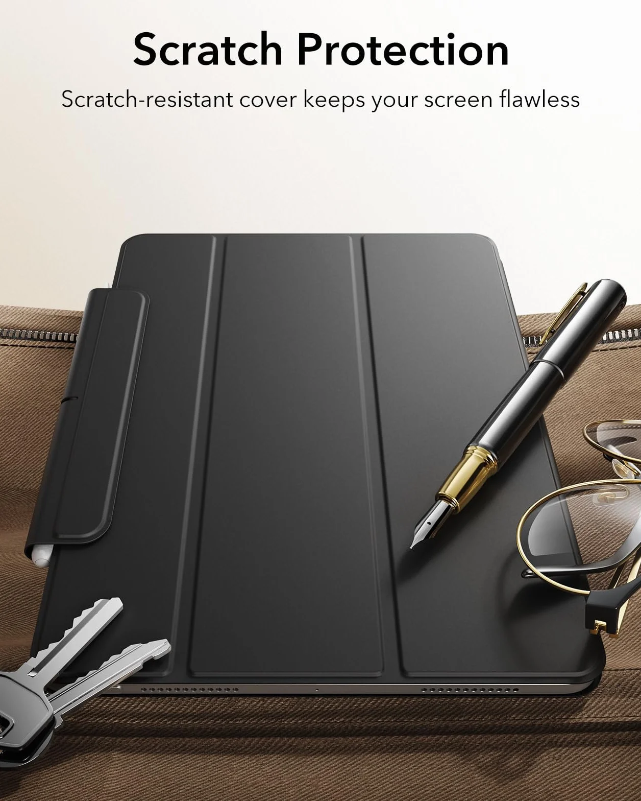 ESR Magnetyczne Etui na iPad Air 4 2020 10,1 cala Czarny