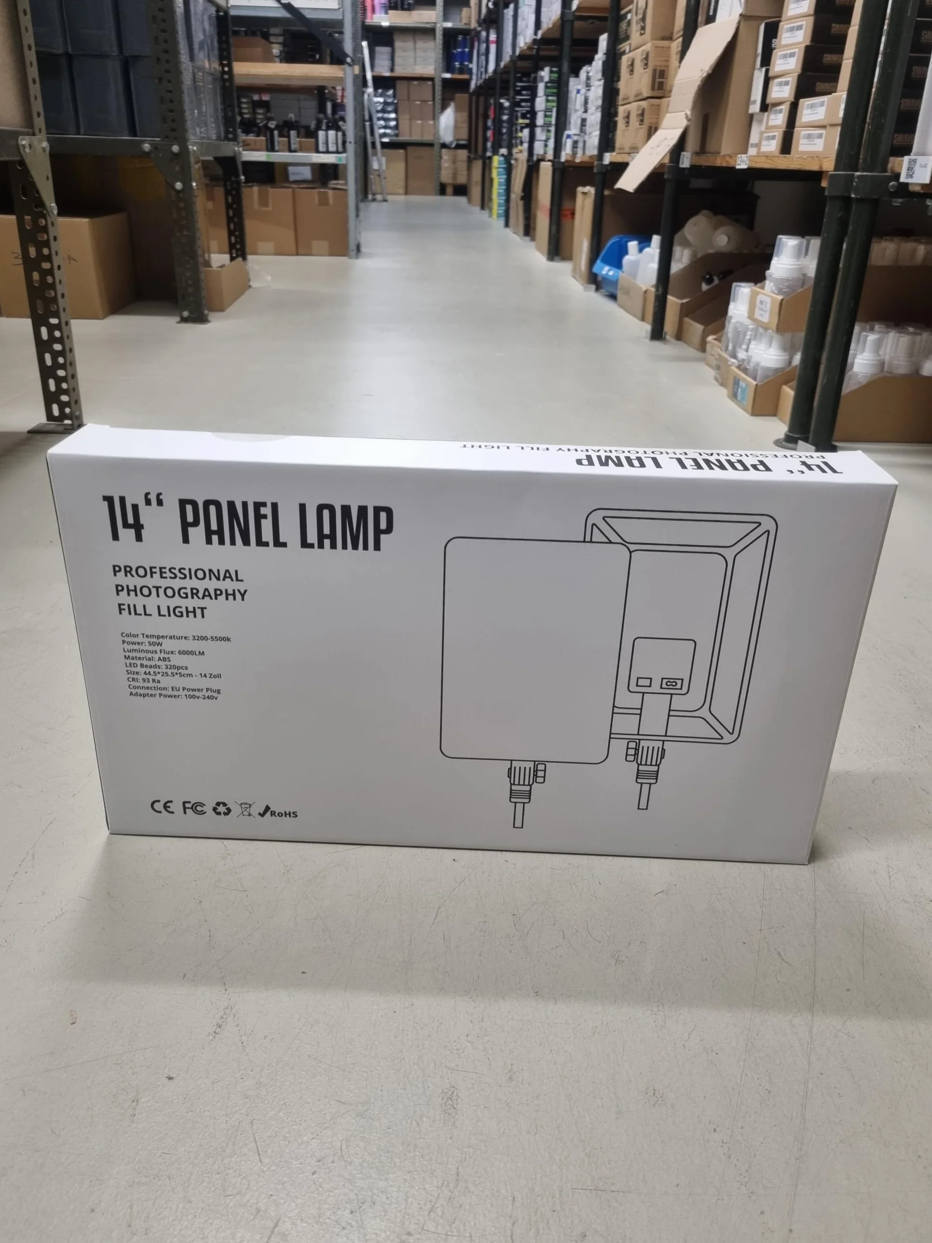 Lampa LED 14 cali panel ze statywem 236,5 cm wysokości, światło studyjne, popularny statyw aluminiowy, do wideo, makijażu, fotografii, TikTok