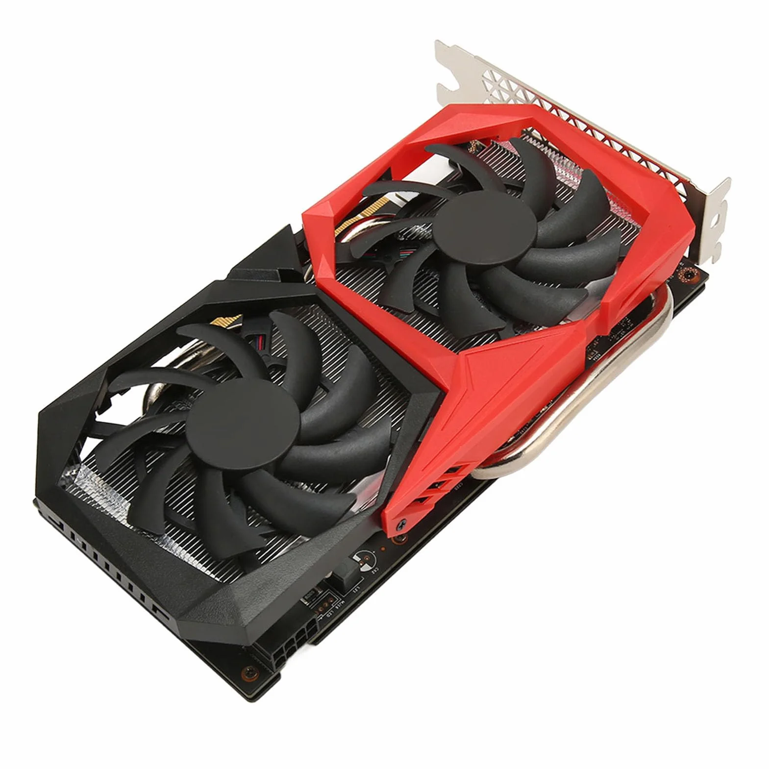 Karta Graficzna do Gier RTX 2060 6 GB, Karta Graficzna GDDR6 192-bitowa PCIE 3.0X16 Karta Graficzna do Gier Wideo z GPU Podwójne Wentylatory Zamrażające do Komputera Stacjonarnego