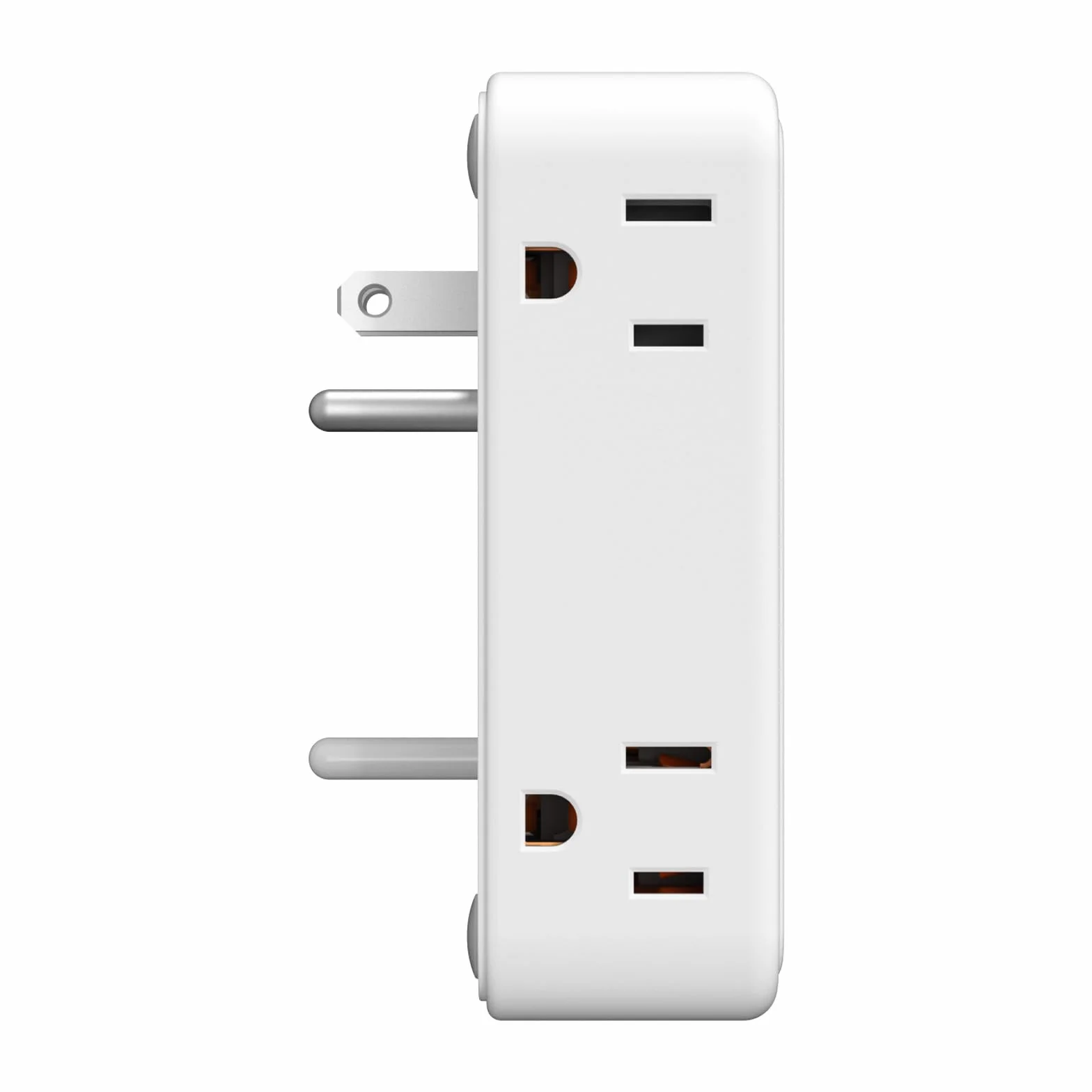 przedłużacz gniazda USB, ładowarka ścienna z 6 gniazdami AC i 4 portami USB (2 porty typu C i 2 porty typu A), listwa zasilająca z 3 stronami, do podróży, statków wycieczkowych,